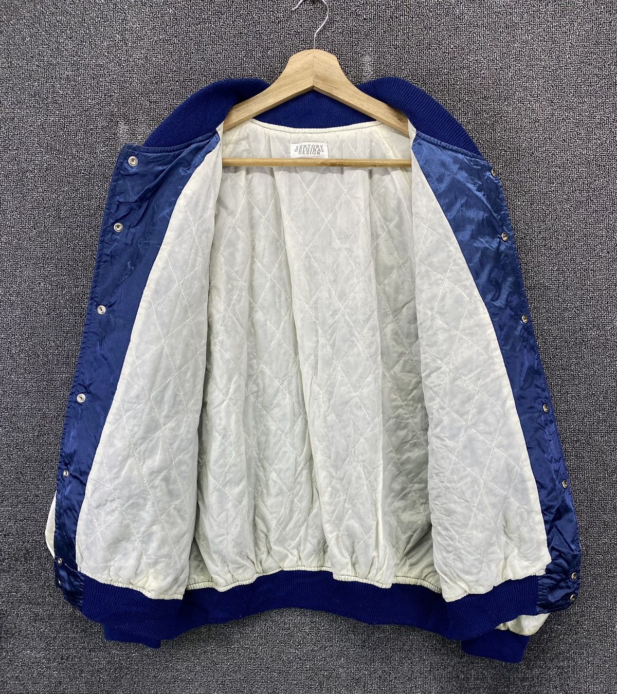 Japanese Brand Vintage Suntory Boss Coffee Logo Varsity Jacket Size US L / EU 52-54 / 3 - 9 Thumbnail