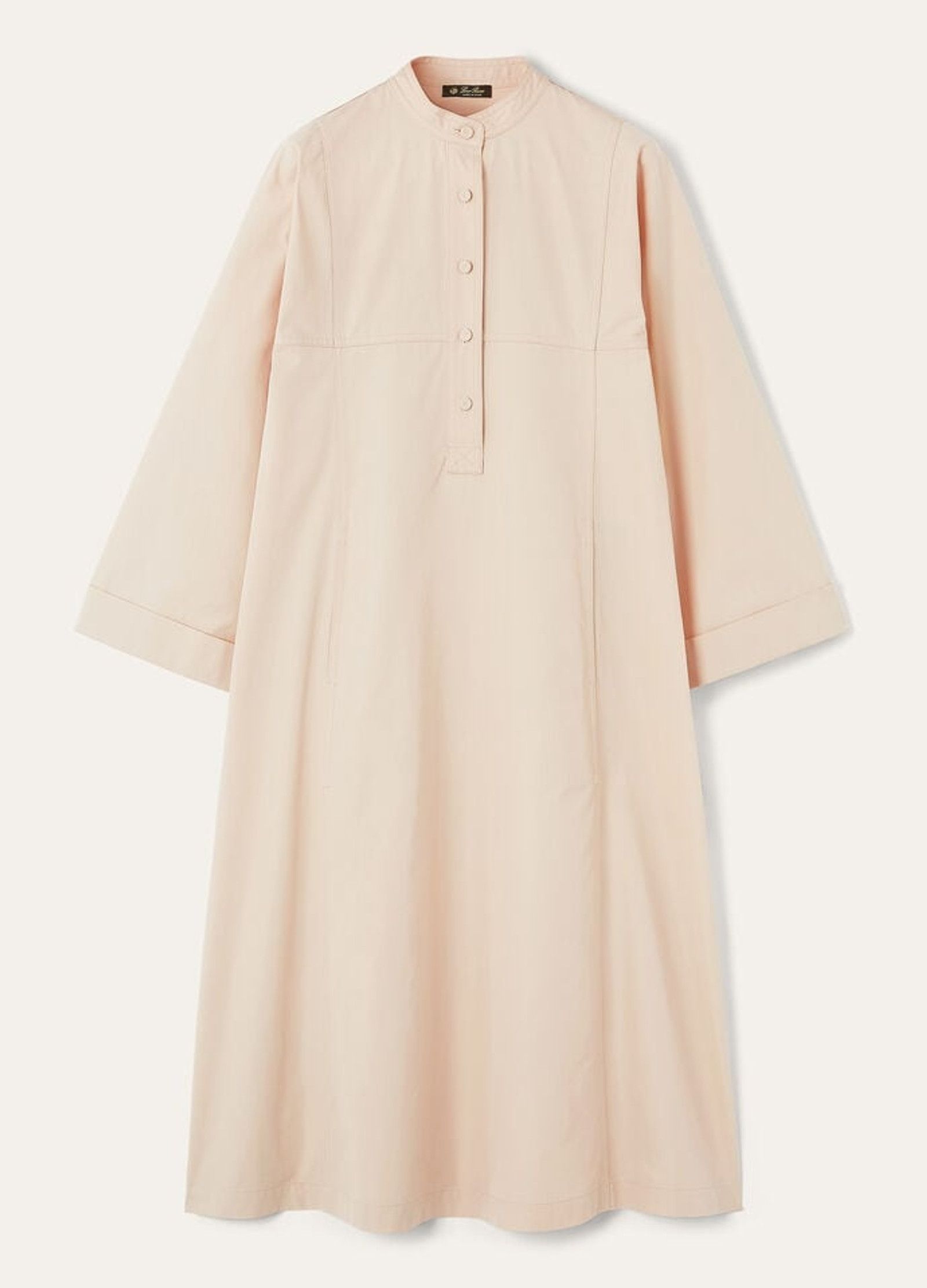 Loro Piana o1srvl11e0526 FAP0312 Anabelle Midi Dress in Pink Size M / US 6-8 / IT 42-44 - 1 Thumbnail