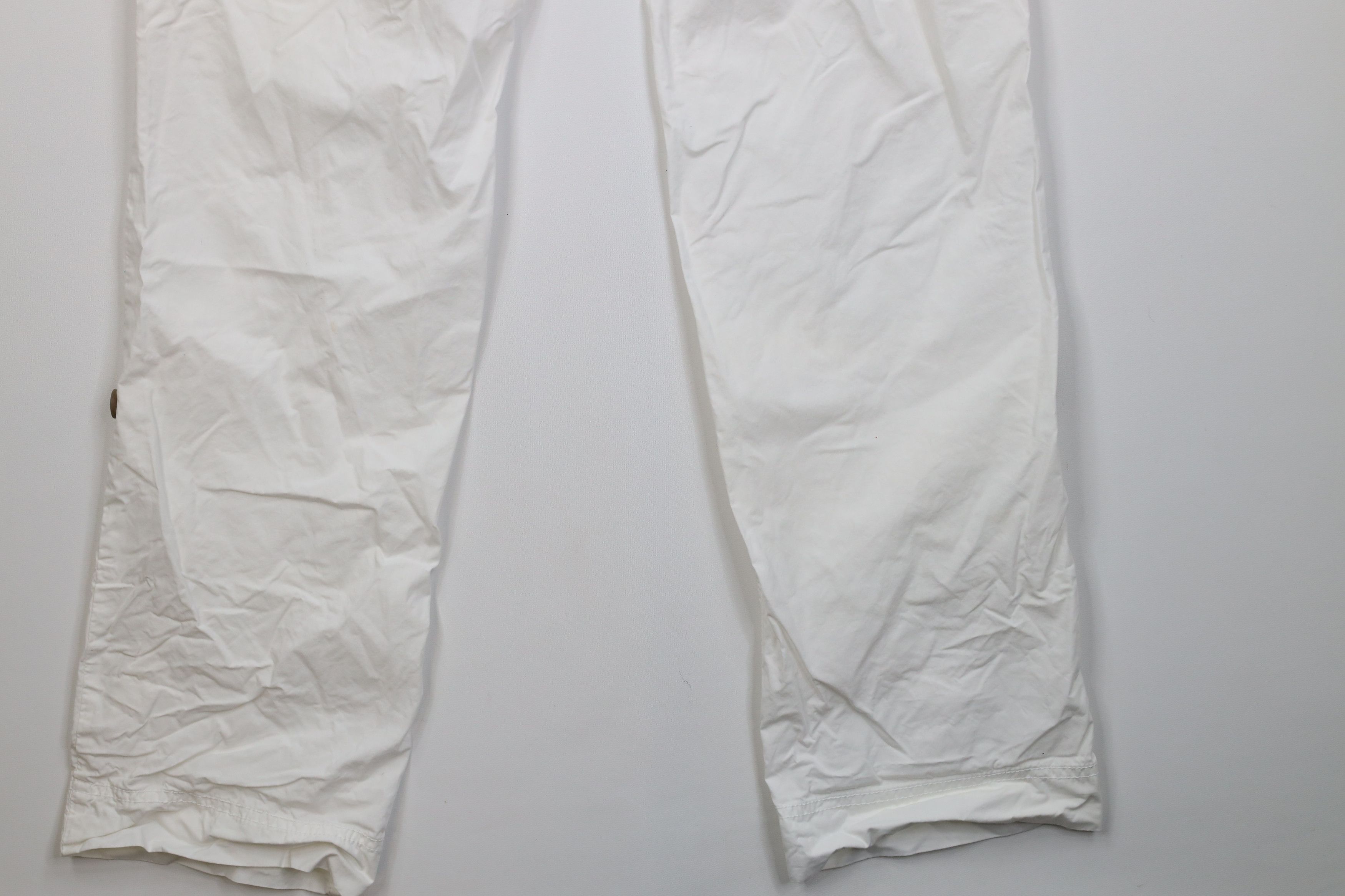 Lands' End Vintage Lands End Roll Cuff Cargo Pants White Cotton Size 32" / US 10 / IT 46 - 15 Thumbnail