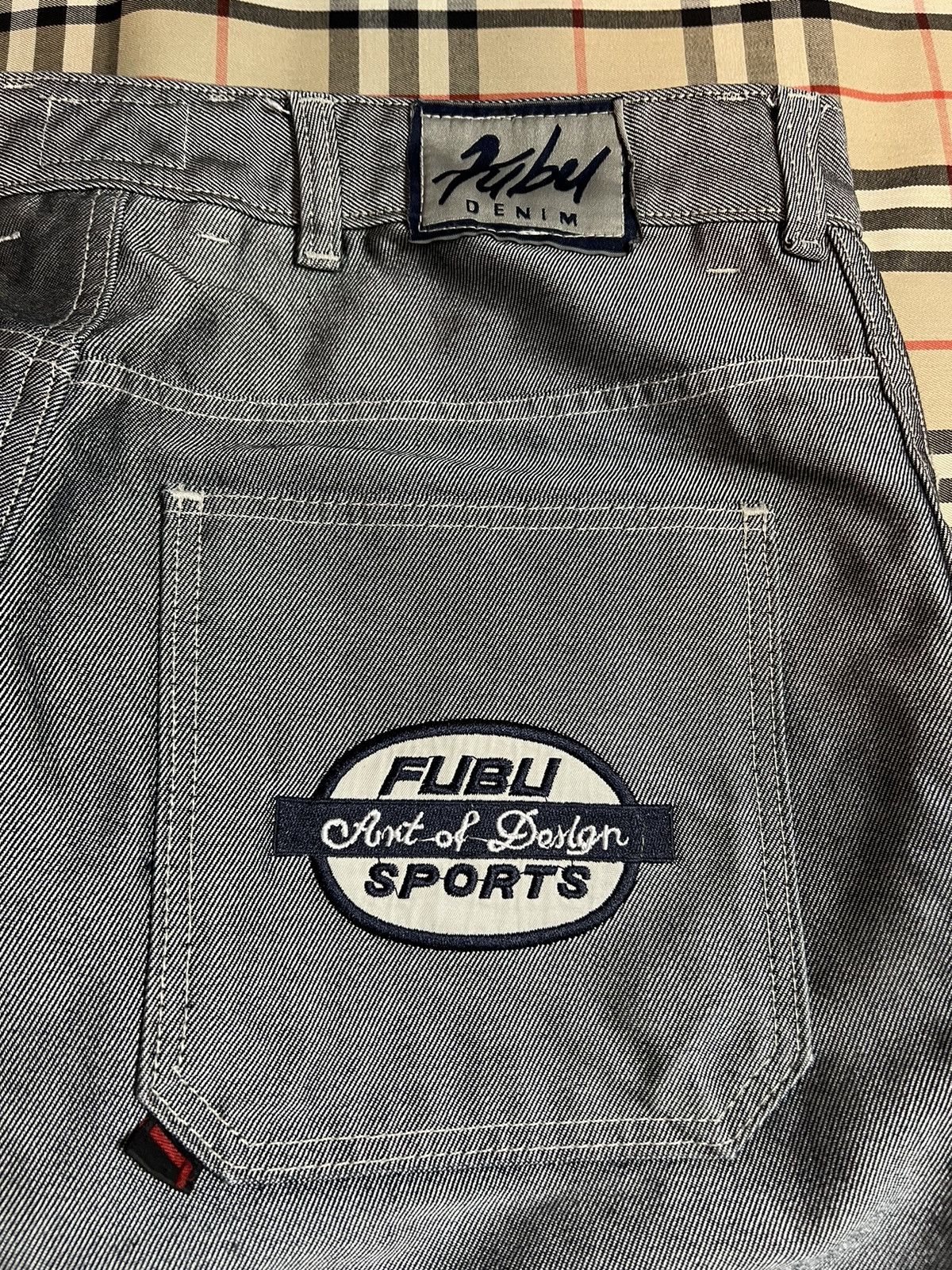 Fubu Fubu vintage black and gray Size US 31 - 9 Thumbnail