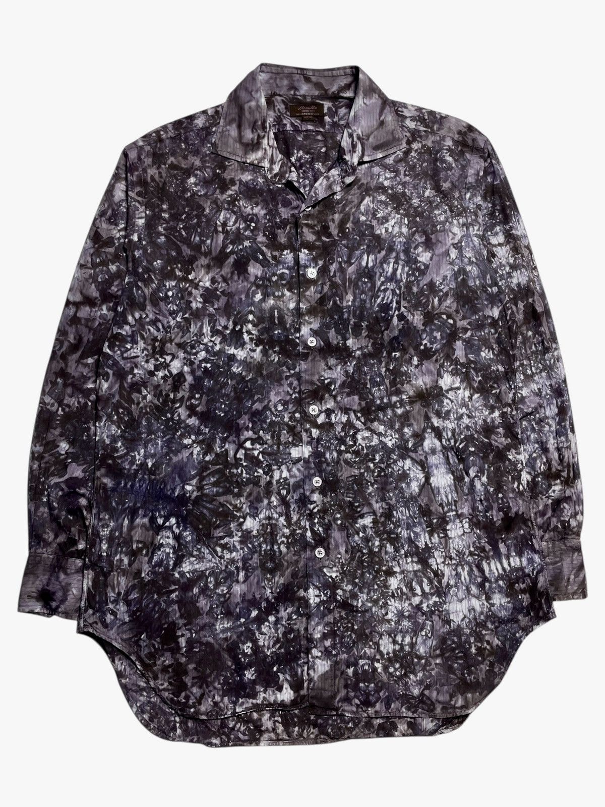 Issey Miyake Hamilton - Pattern Flower Art Long Shirt Size US L / EU 52-54 / 3 - 1 Thumbnail