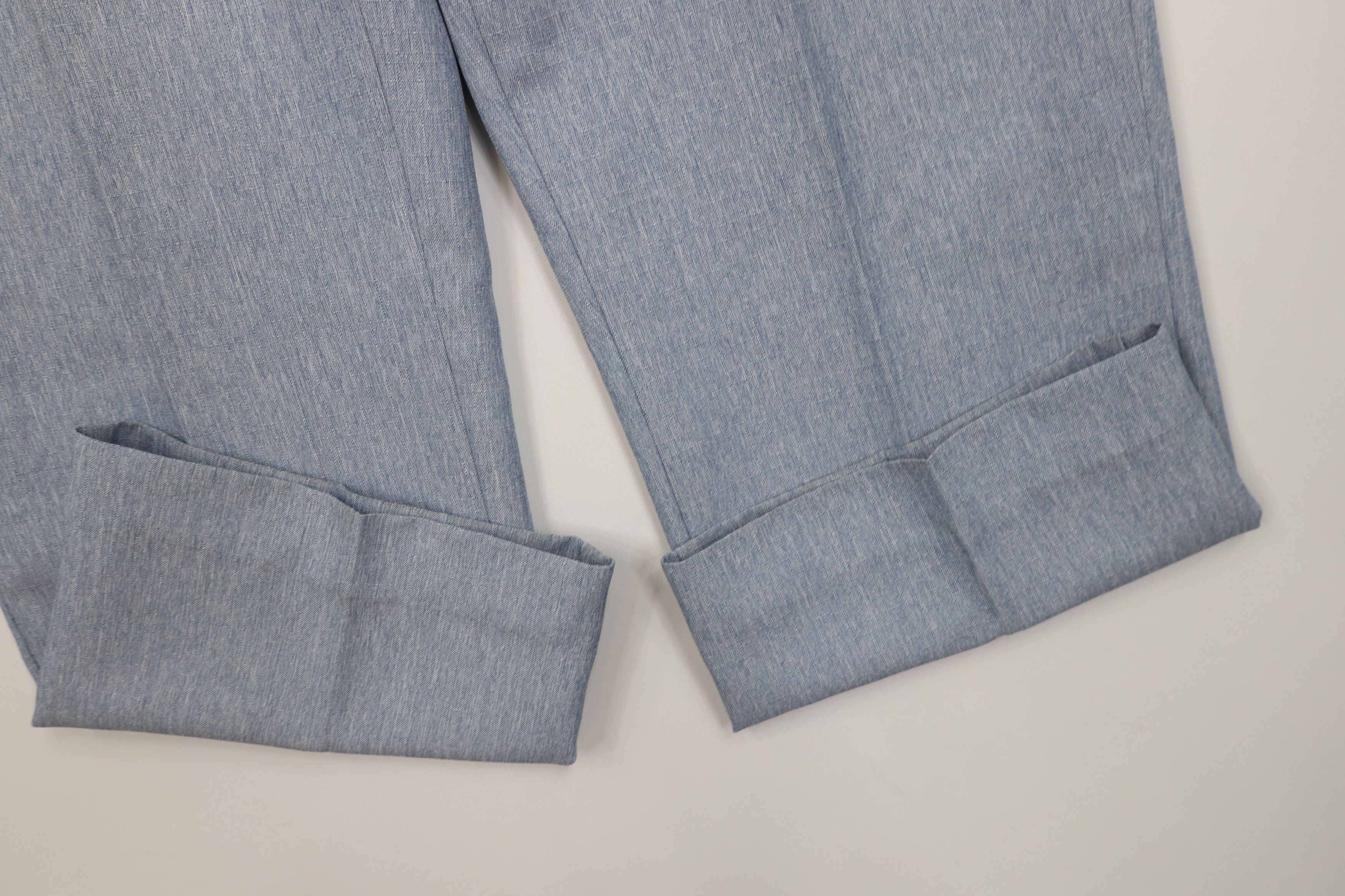 Vintage Vintage 70s Streetwear Flared Wide Leg Chino Pants USA Size US 34 / EU 50 - 5 Thumbnail