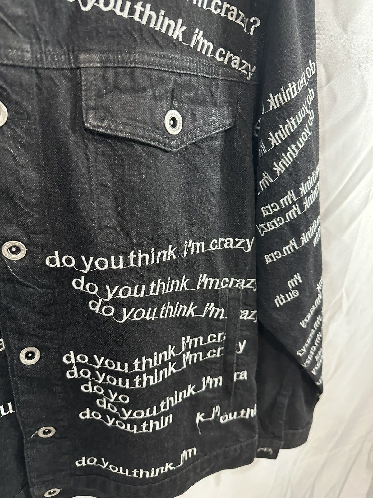 Who Decides War Who Decides War Crazy Denim Jacket Size US XS / EU 42 / 0 - 4 Thumbnail