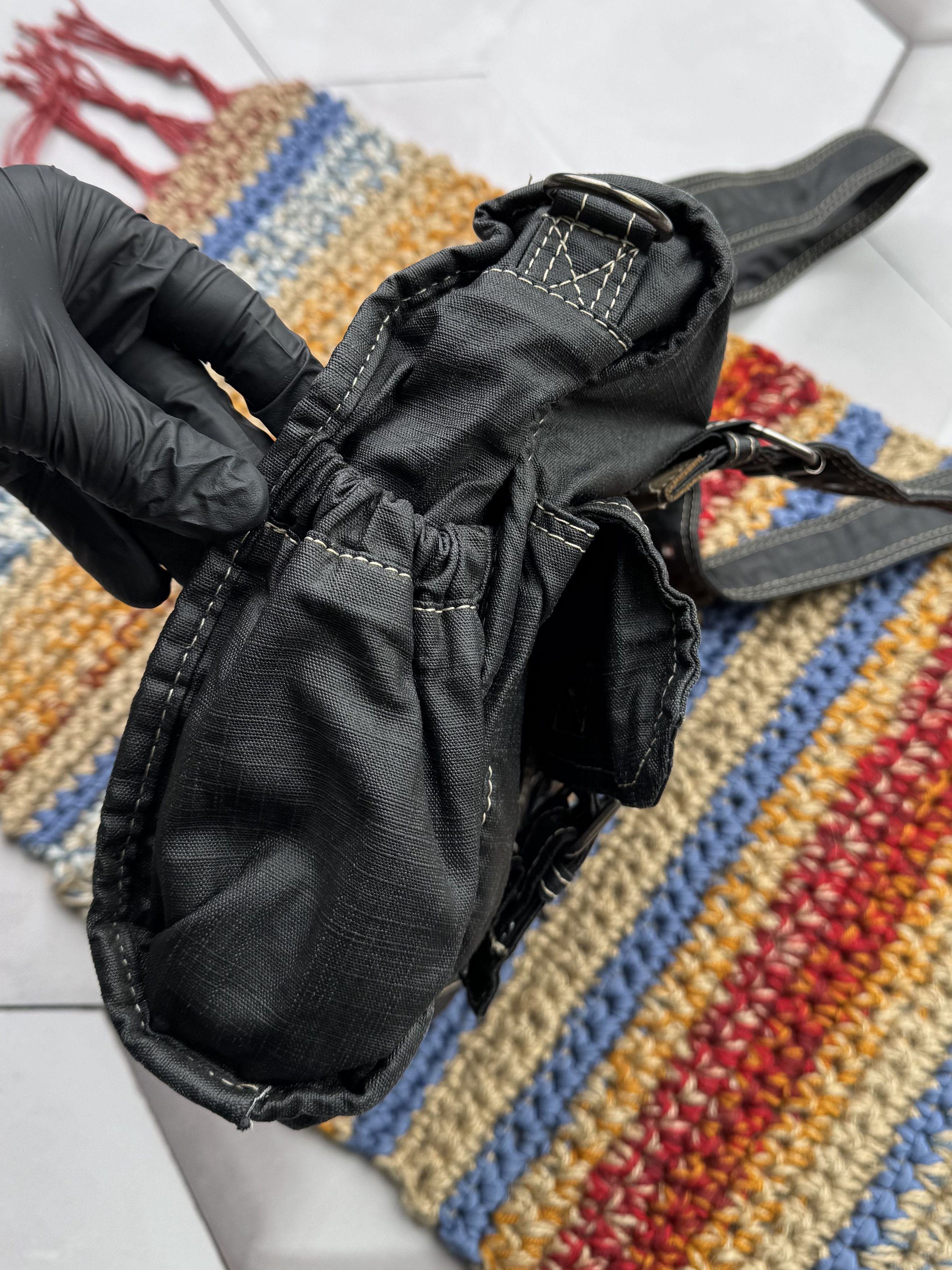 Vintage Vintage Cargo Bag With Bondage (E4) Size ONE SIZE - 6 Thumbnail