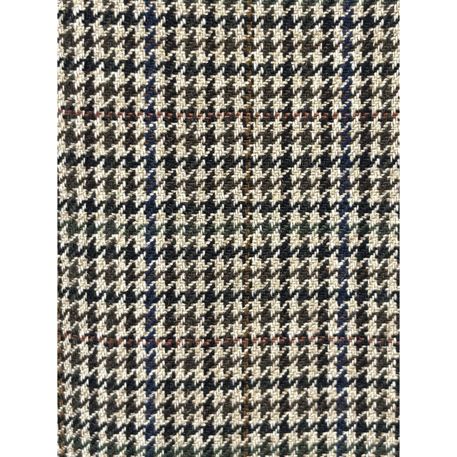 Ralph Lauren VINTAGE Lauren Ralph Lauren Wool Blazer Sport Coat Blazer Men’s 46R Brown Mini Houndstooth Plaid Check Regular Coat/Blazer Mens Size 46R - 5 Thumbnail