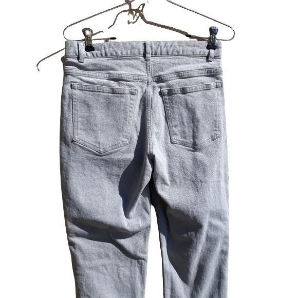 A.P.C. A.P.C. Jean Droit Mid Rise Straight Leg 5 Pocket Jeans Gray Size 26" / US 2 / IT 38 - 8 Thumbnail