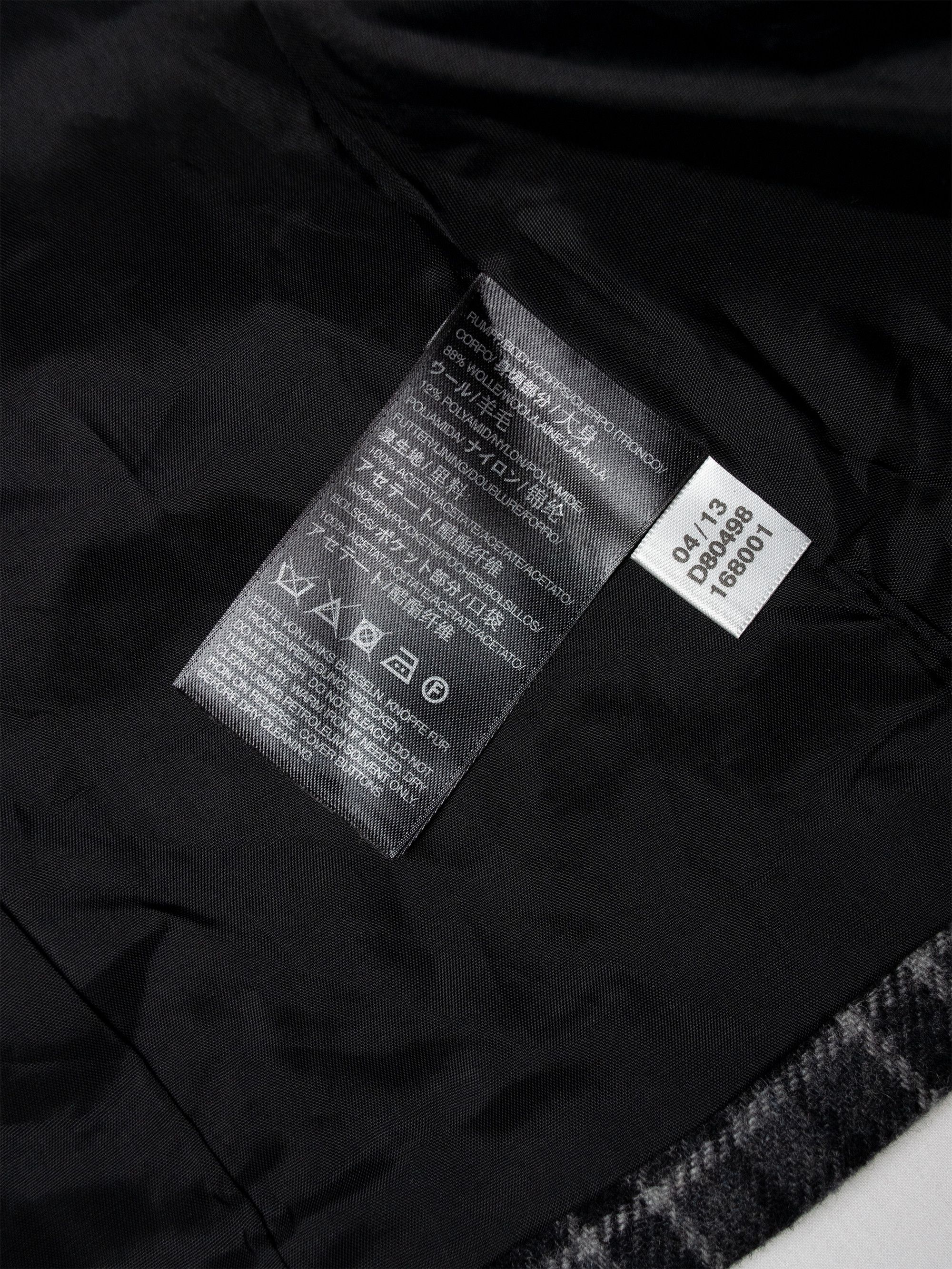 Y-3 Y-3 - A/W 2013 - Wool Check Blazer Size S / US 4 / IT 40 - 10 Thumbnail