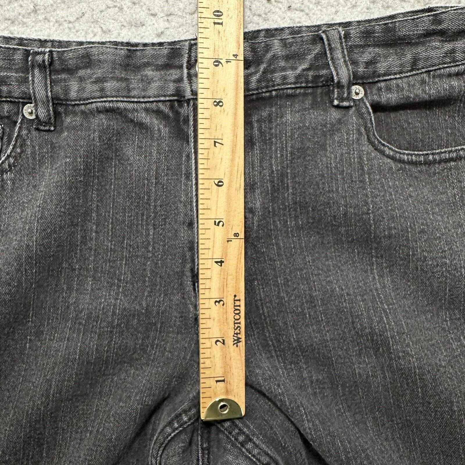 Liz Claiborne Liz Claiborne 8 Regular Slim Bootcut Jeans Dark Gray Denim Size 30" / US 8 / IT 44 - 11 Thumbnail