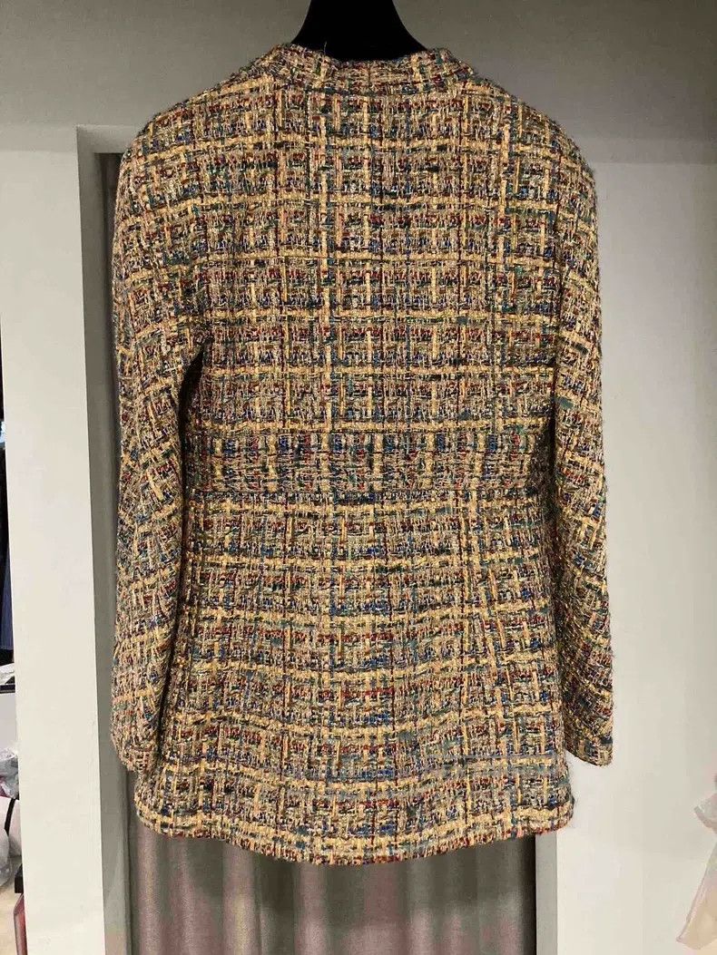 Chanel Chanel Egyptian gold-plated gold colour line V-neck glazed Size XS / US 0-2 / IT 36-38 - 2 Thumbnail