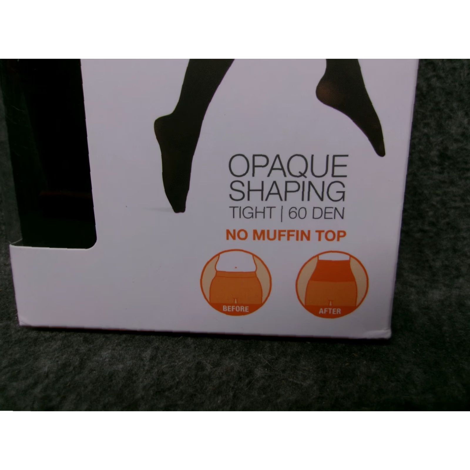 Vintage Warners Easy Smoothing Tights Women XL Opaque Shaping 60 DEN Black No Muffin Top Size XL / US 12-14 / IT 48-50 - 3 Thumbnail