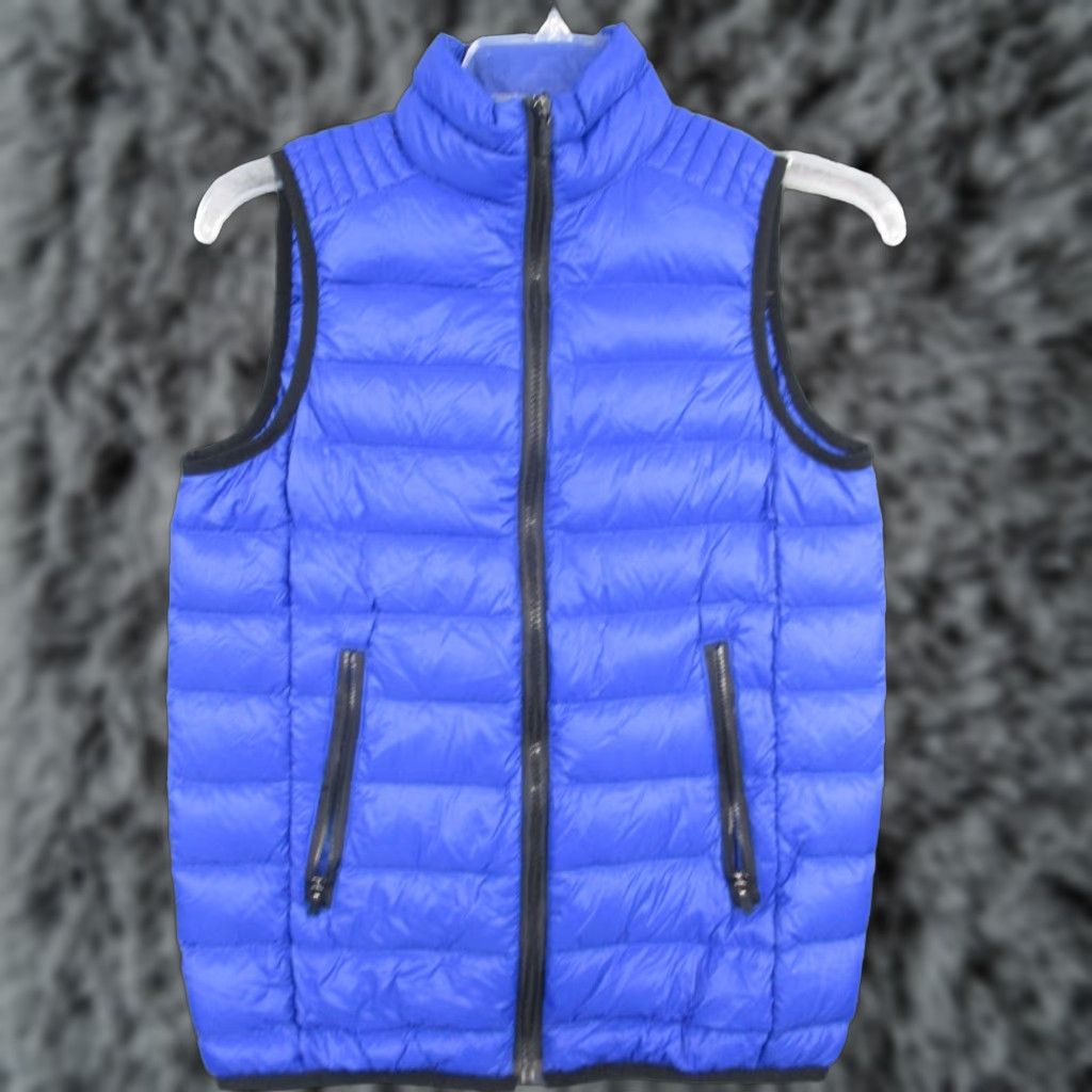 Fabletics Fabletics Women's Down Puffer Vest XS Blue Full Zip Outdoor Hiking Camping Vest Womens XS Blue Fabletics Size XS / US 0-2 / IT 36-38 - 1 Thumbnail
