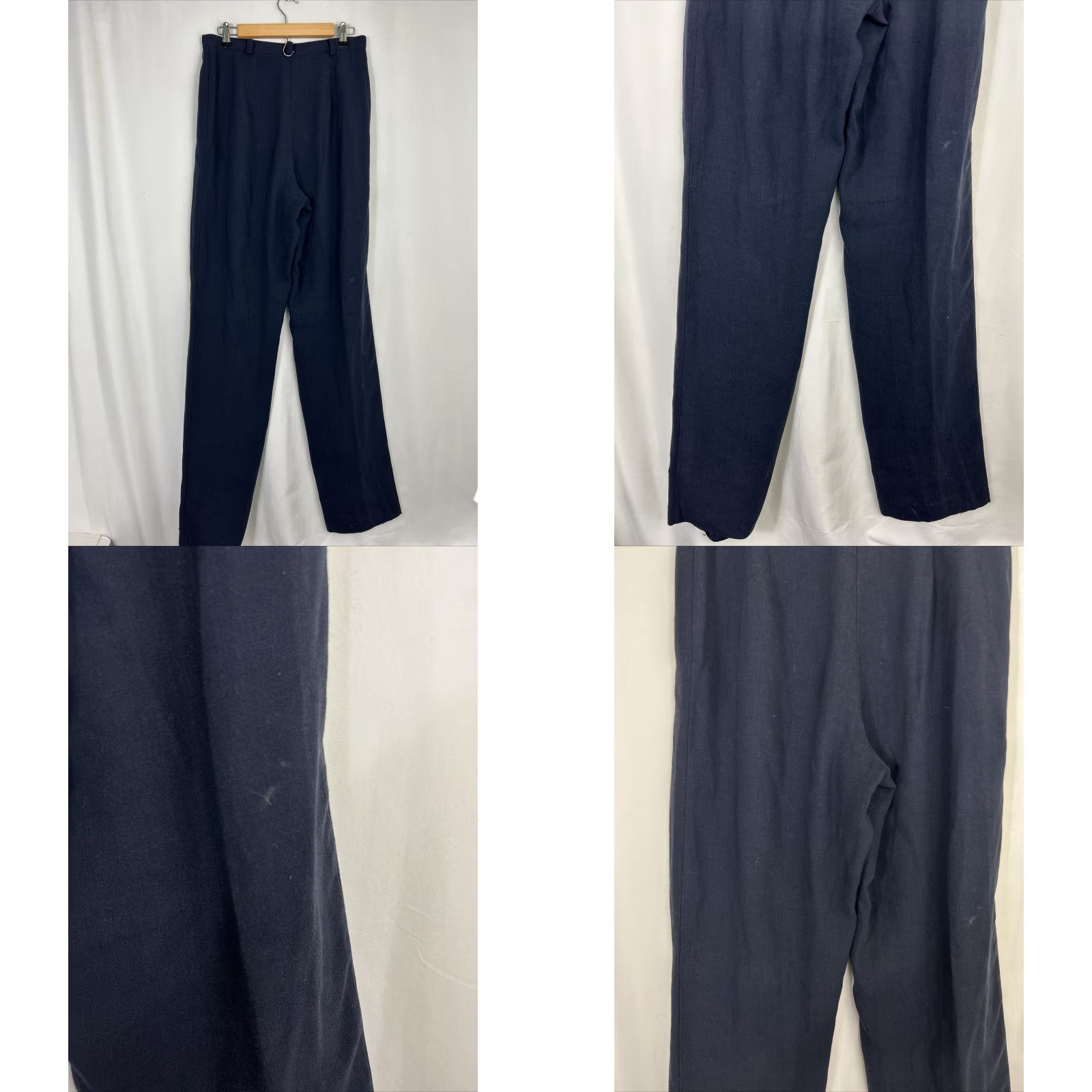 Vintage VINTAGE Sammi Of Melbourne Pants Womens 14 Blue Linen Blend 80s Ladies 32x37 90s? Size 36" / US 14 / IT 50 - 8 Thumbnail