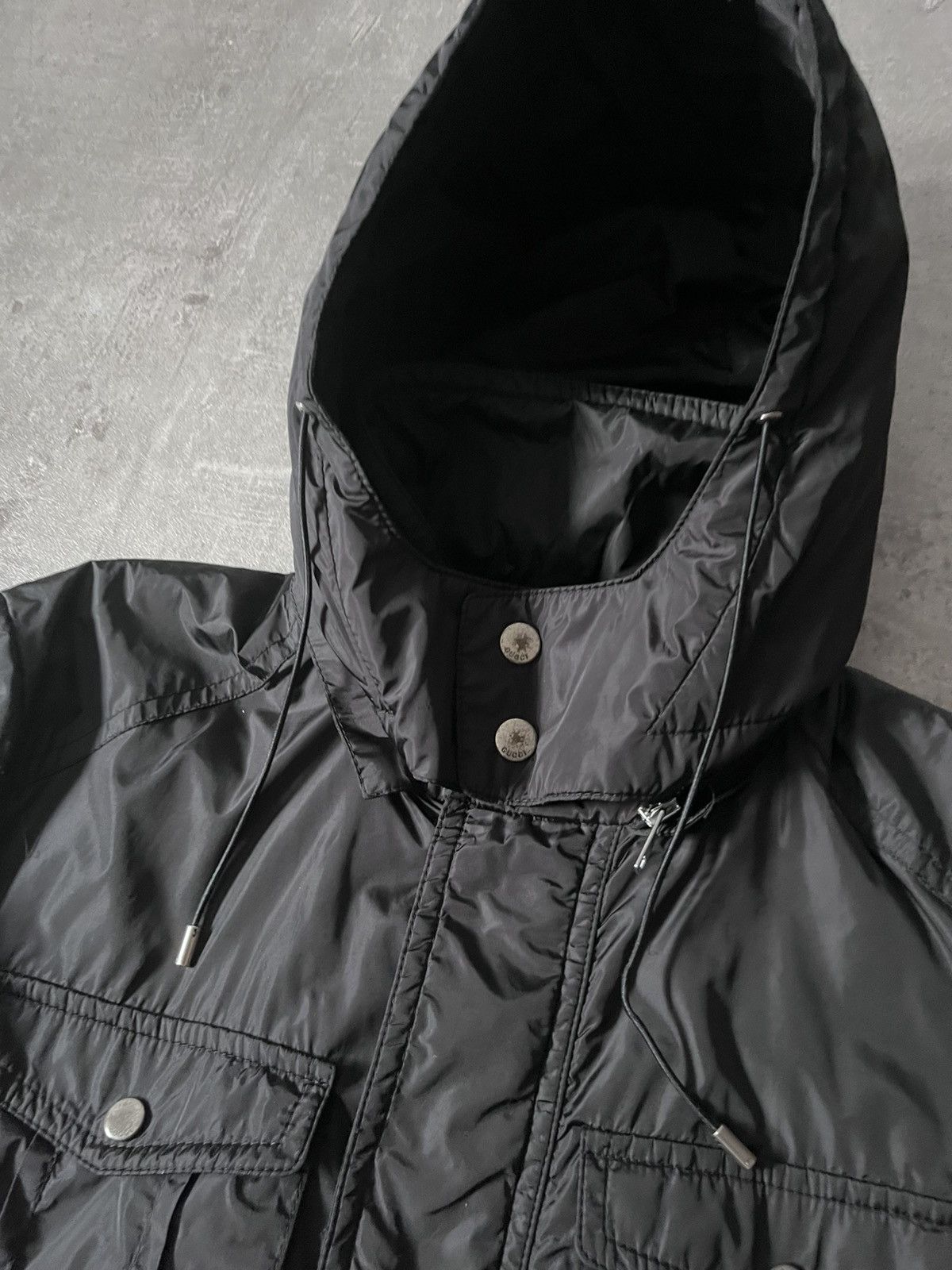 Gucci Gucci black technical windbreaker nylon jacket Size US M / EU 48-50 / 2 - 5 Thumbnail