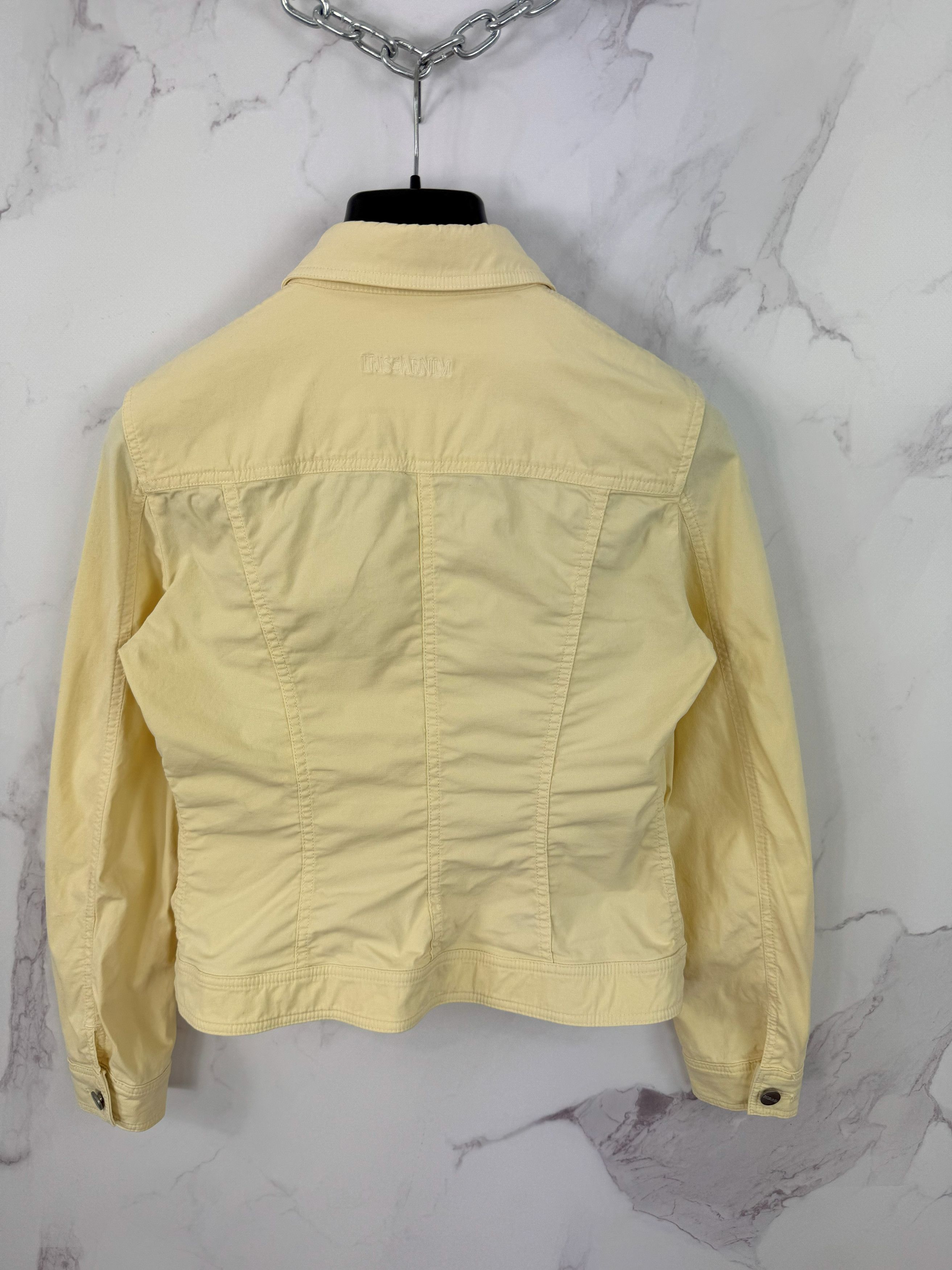Iris von Arnim Vintage Iris Von Arnim Light Cream Denim Jacket Size 38 Size S / US 4 / IT 40 - 4 Thumbnail