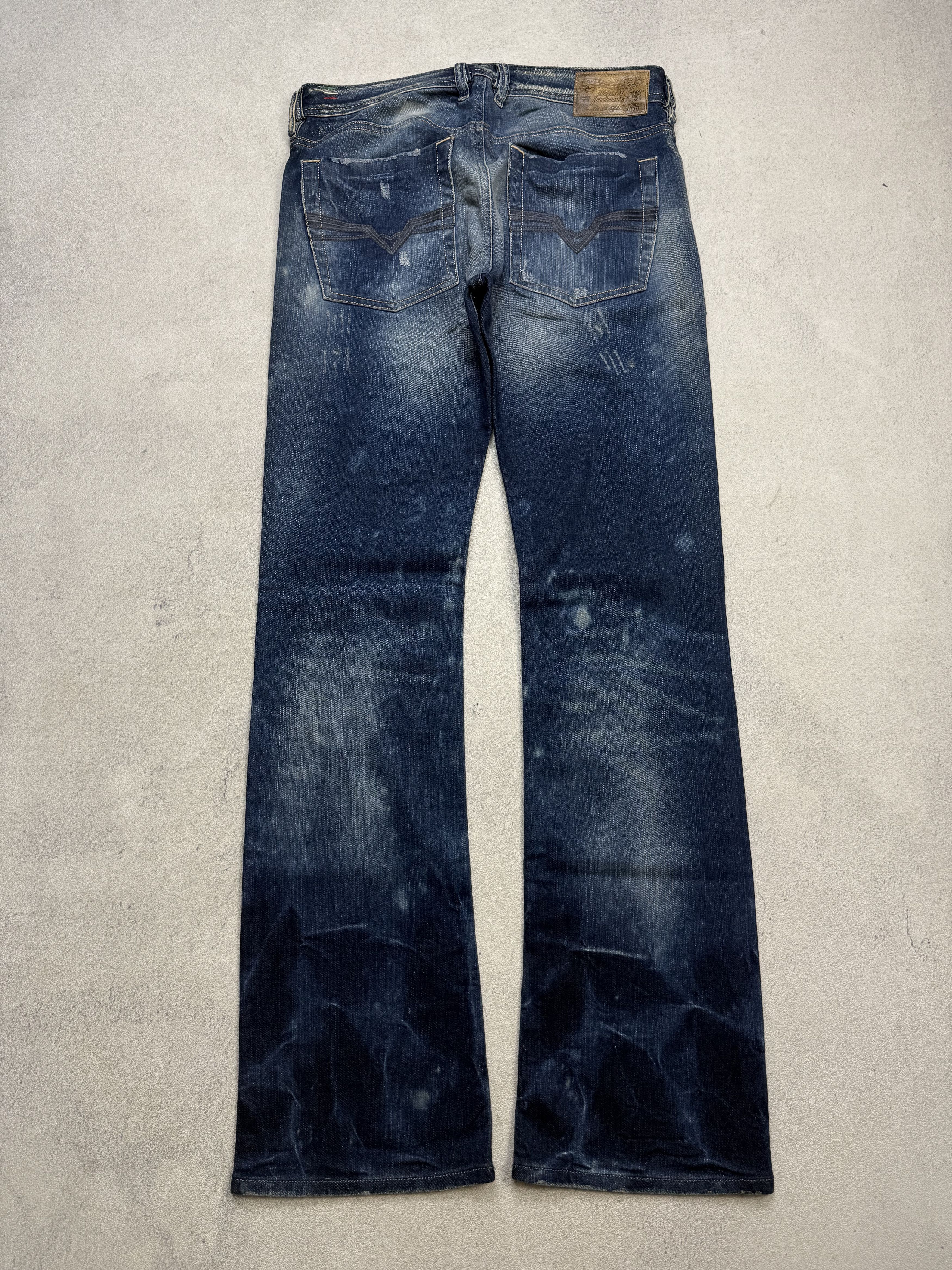 Diesel Diesel Zatiny Bootcut Distressed Jeans Denim Size US 29 - 7 Thumbnail