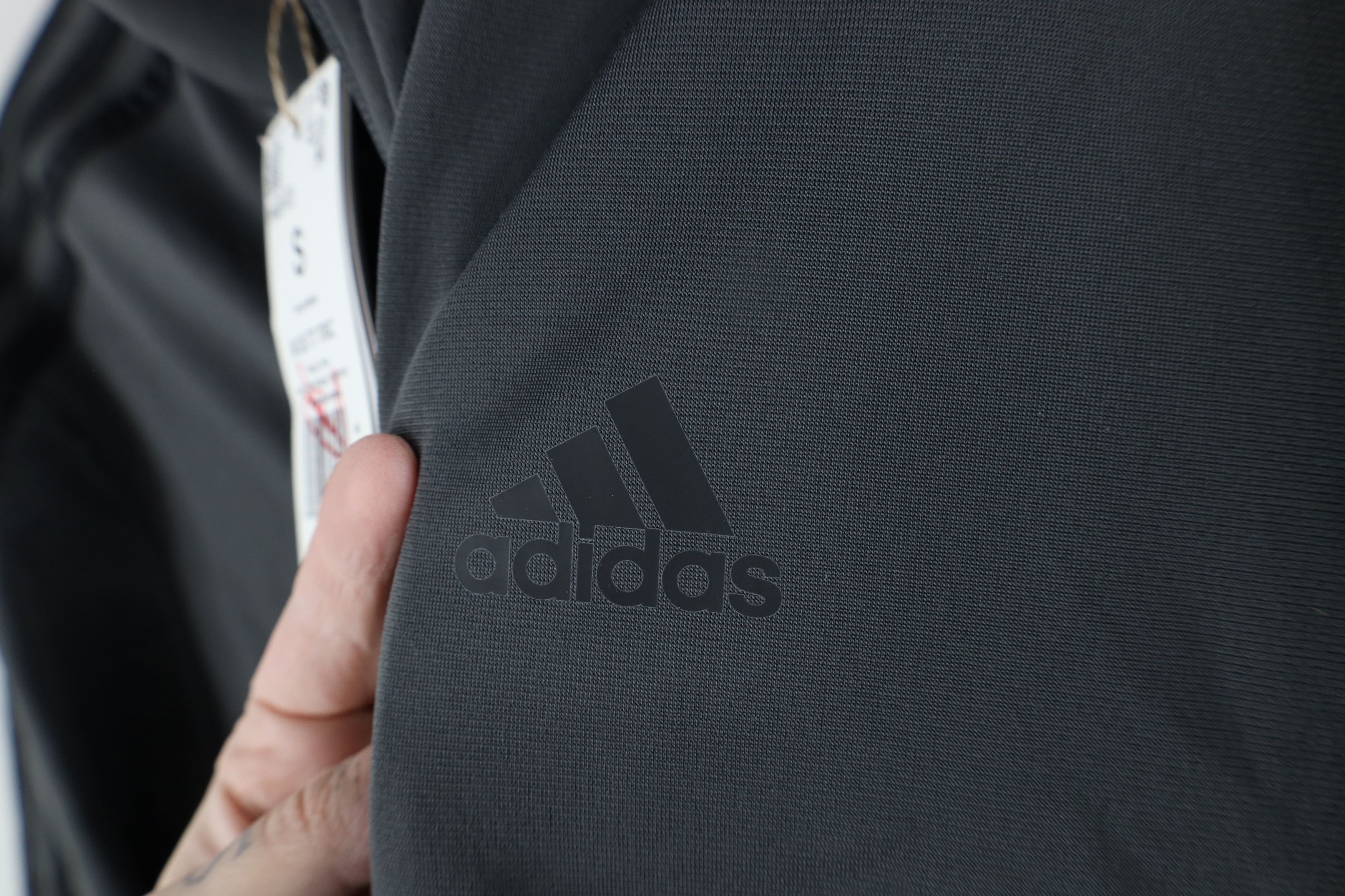 Adidas New Adidas Spell Striped Full Zip Warm Up Track Jacket Gray Size US S / EU 44-46 / 1 - 4 Thumbnail