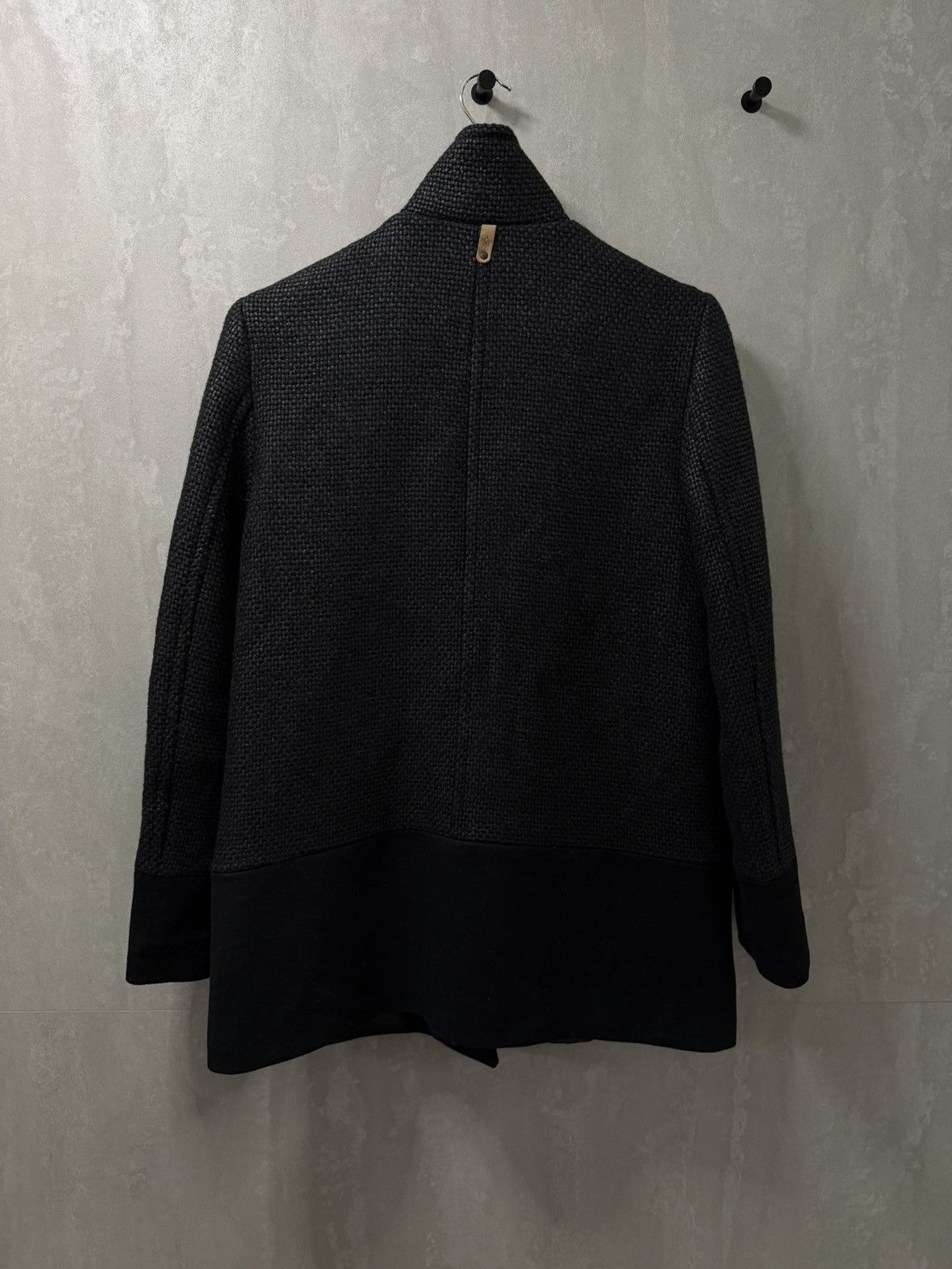 Mackage Mackage Black cashemere wool leather Coat jacket Modern Size M / US 6-8 / IT 42-44 - 7 Thumbnail