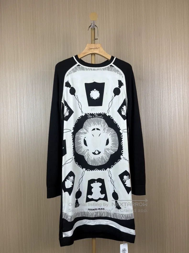 Hermes Hermes Cashmere Silk Dress Size XXS / US 00 / IT 34 - 1 Thumbnail