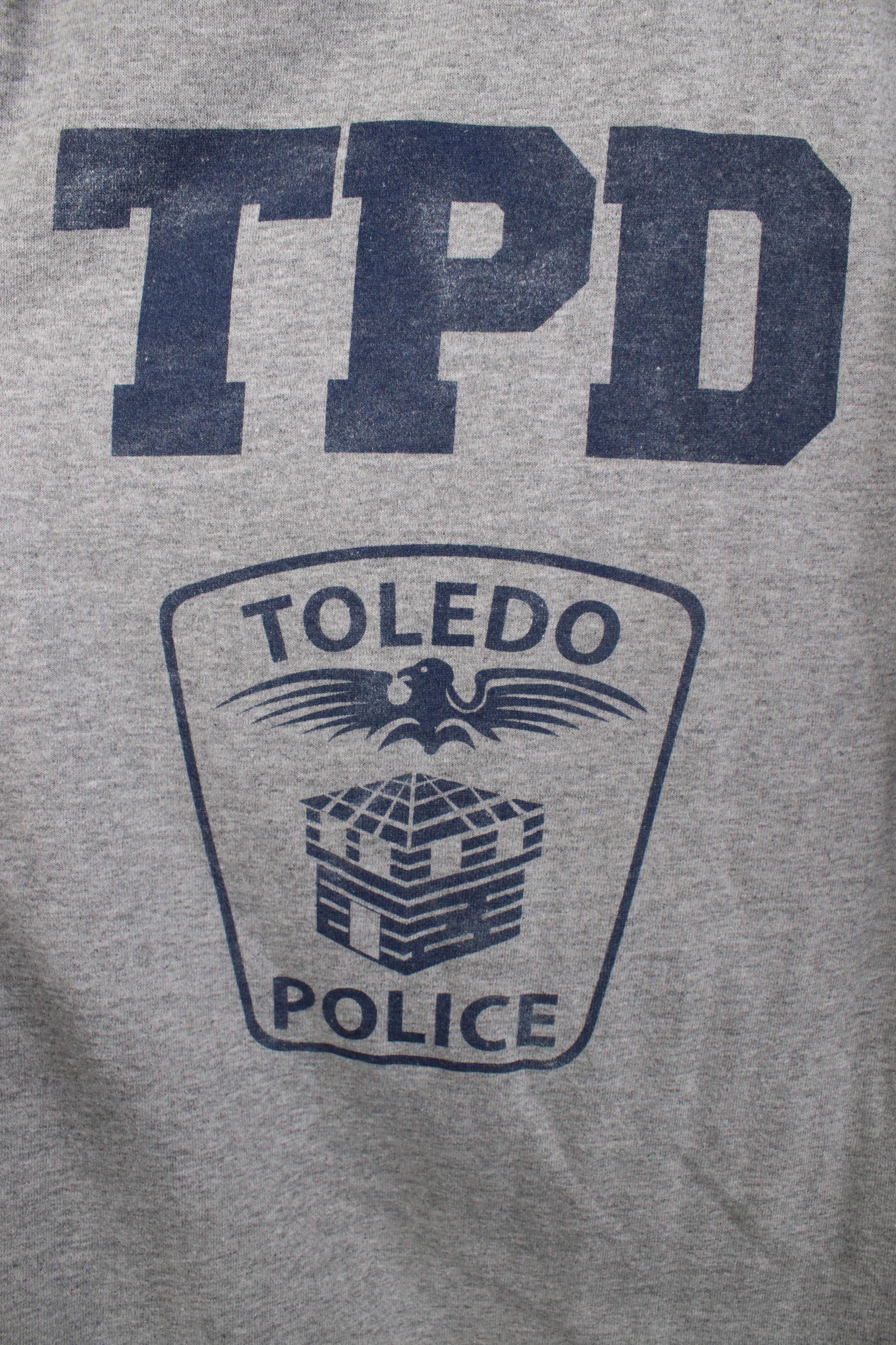 Vintage Vintage Y2K Toledo Police 3/4 Sleeve Baseball Raglan T-Shirt Size US XL / EU 56 / 4 - 4 Thumbnail
