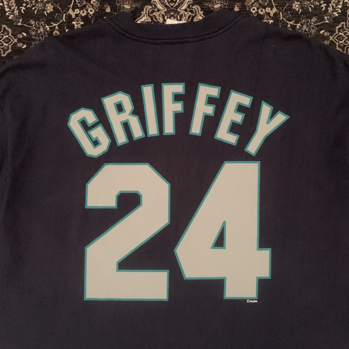 MLB × Majestic × Vintage Vintage 90s MLB Team Mariners Player Griffey 24 Jersey Tee Size US XL / EU 56 / 4 - 6 Thumbnail