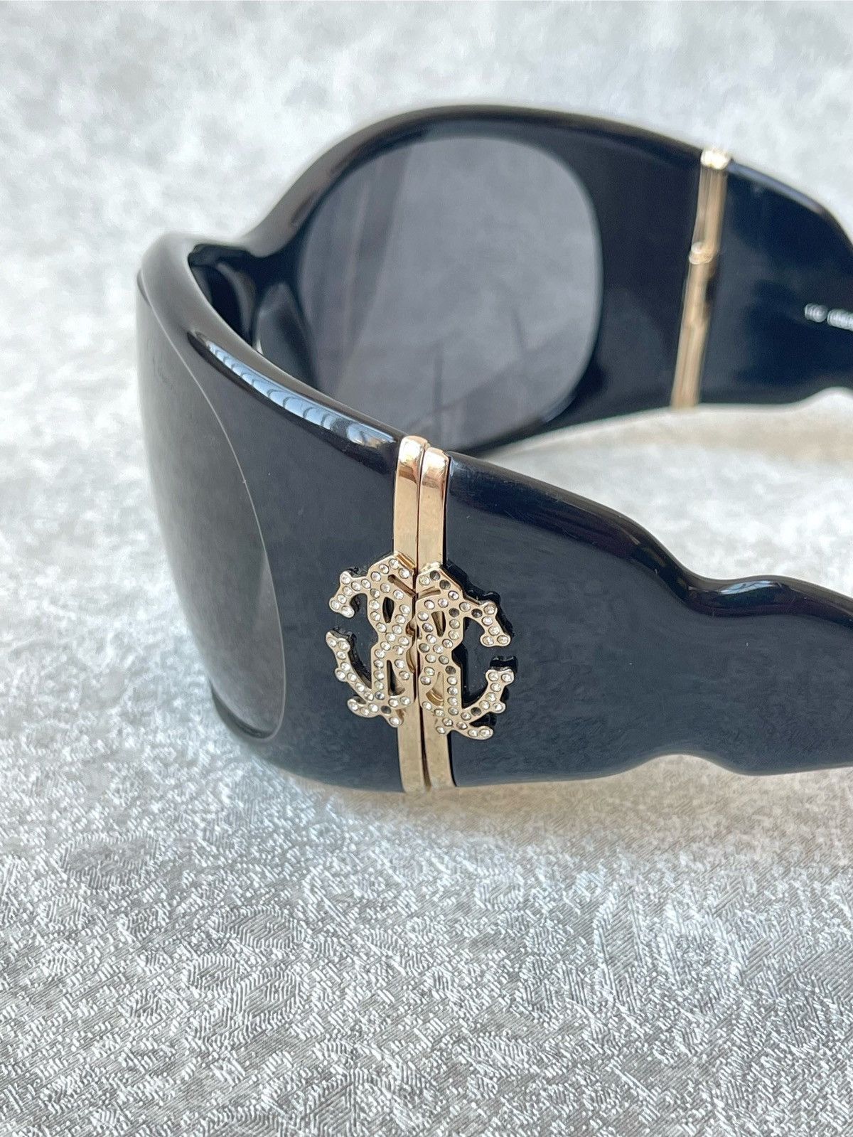 Roberto Cavalli Roberto Cavalli Demodoco 224S Sunglasses Y2K Swarovski Logo Size ONE SIZE - 5 Thumbnail