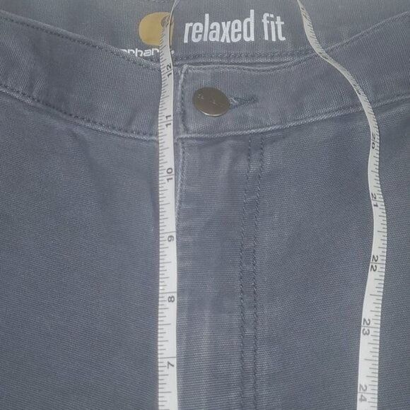 Carhartt Carhartt Relaxed Fit Carpenter High Rise Flat Front Gray Sz Size US 38 / EU 54 - 4 Thumbnail