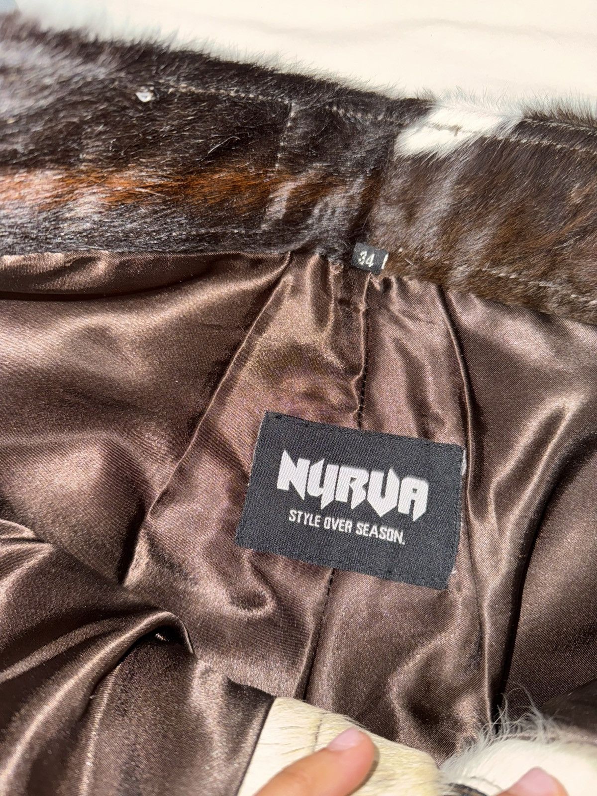 NYRVA Flared Cowhide Pants Size US 32 / EU 48 - 9 Thumbnail