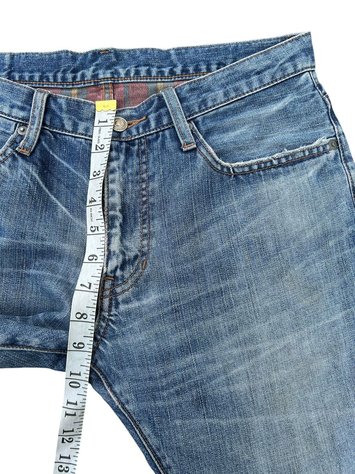 Kapital Vintage Takeo Kikuchi Japanese Distressed Denim Jeans Size US 32 / EU 48 - 19 Thumbnail