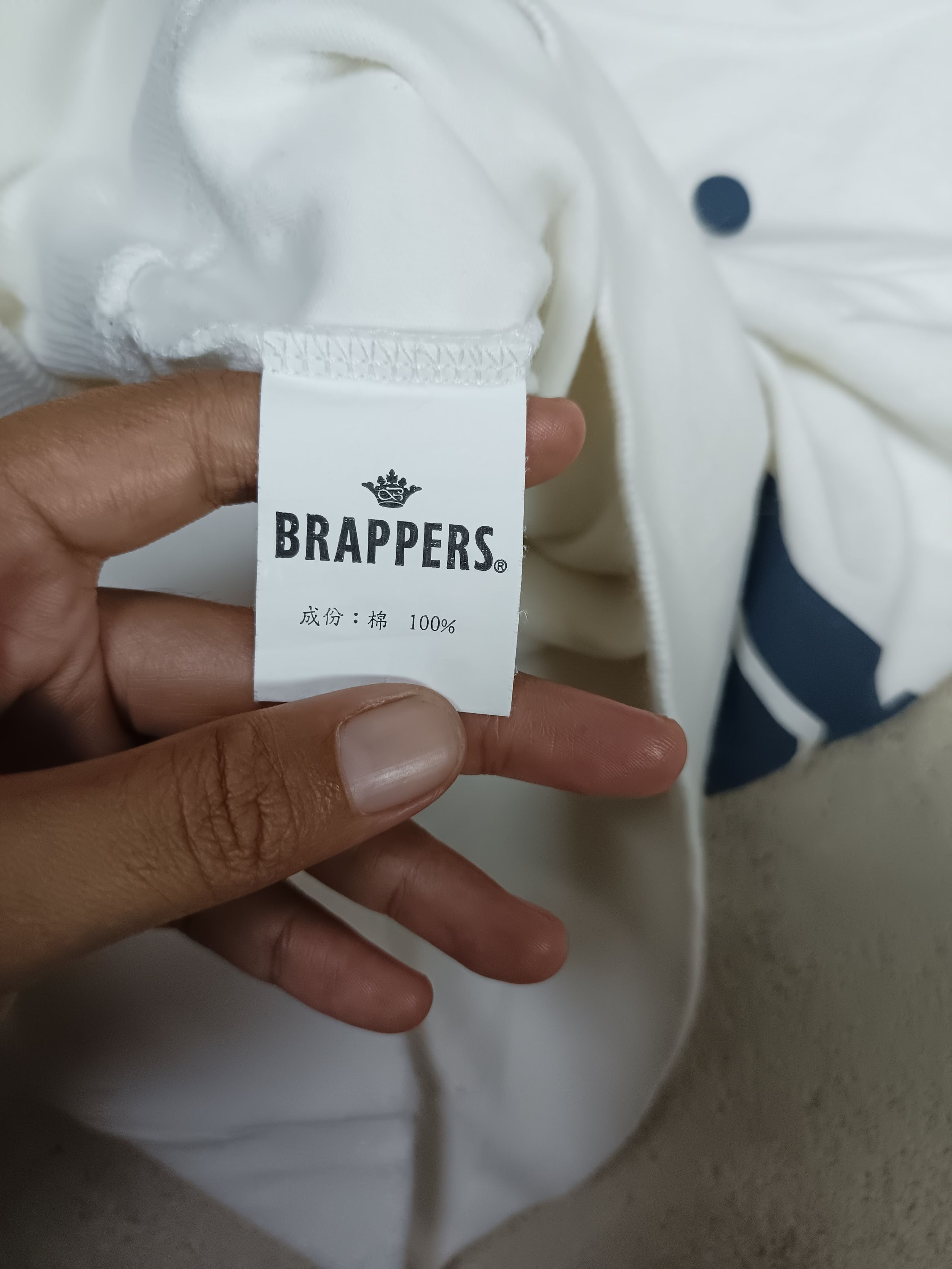 Japanese Brand UNIQUE JEANS BRAPPERS Crew Neck T-Shirt Longsleeve Size US M / EU 48-50 / 2 - 11 Thumbnail