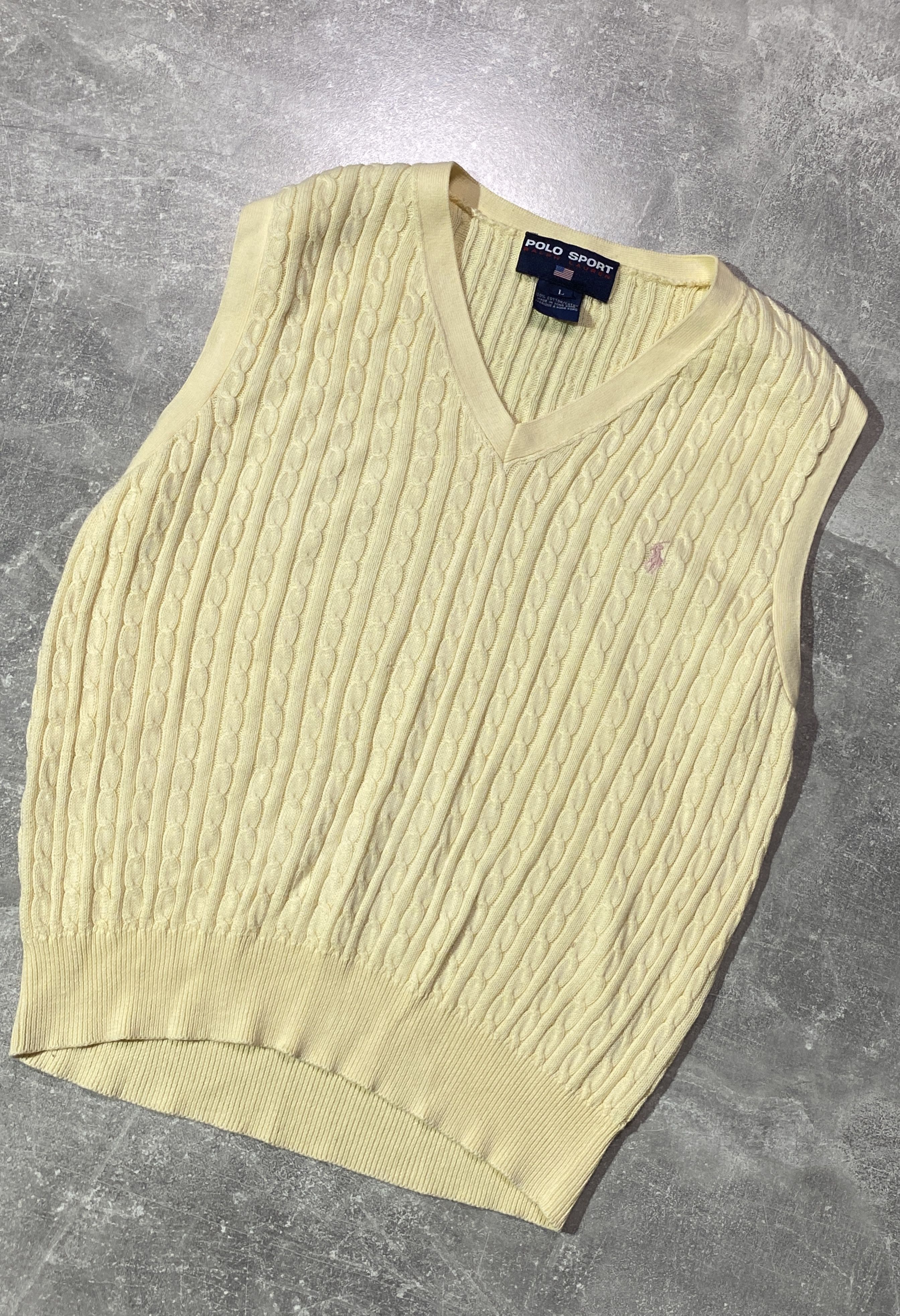 Polo Ralph Lauren Vintage 90s Polo Ralph Lauren Knit Vest Size US M / EU 48-50 / 2 - 3 Thumbnail