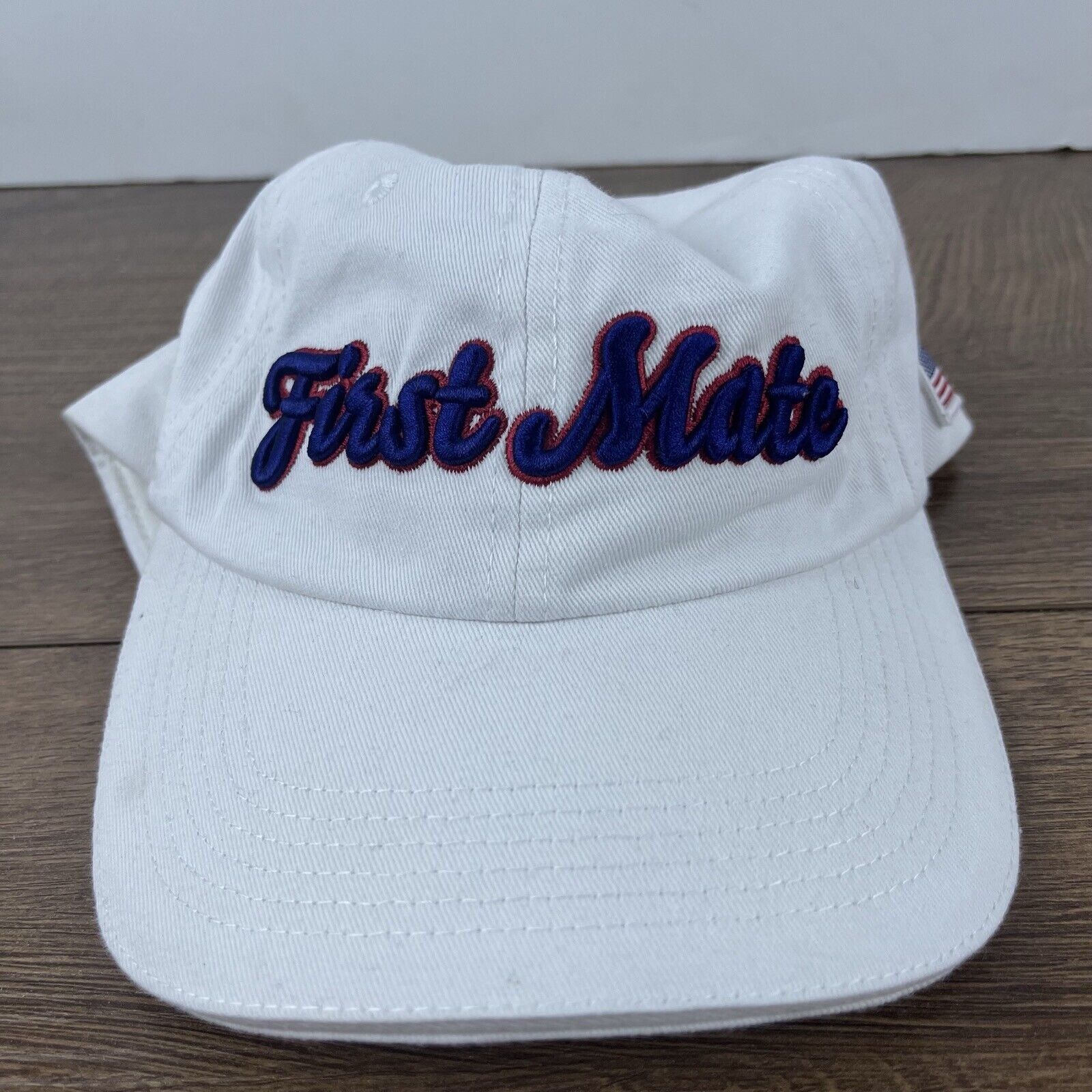 Other First Mate Hat First Mate Adjustable Hat White Adjustable Ha Size ONE SIZE - 5 Thumbnail