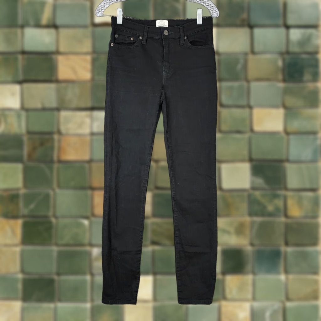 J.Crew J.CREW Lookout High Rise Skinny Jeans Women Size 27 Black Size 27" / US 4 / IT 40 - 1 Thumbnail