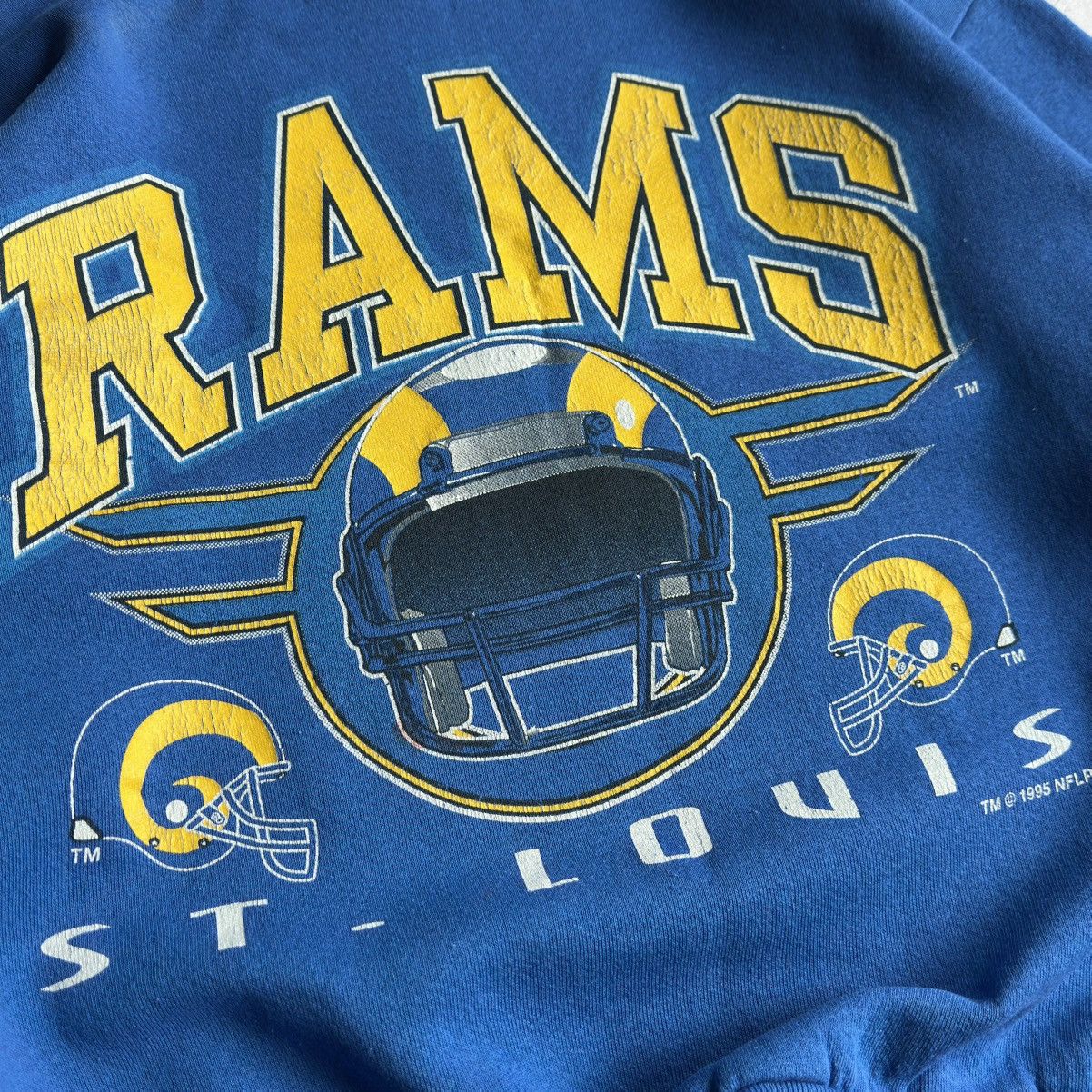 Tultex Vintage 1995 Tultex St. Louis Rams Crewneck Sweatshirt Size US M / EU 48-50 / 2 - 5 Thumbnail
