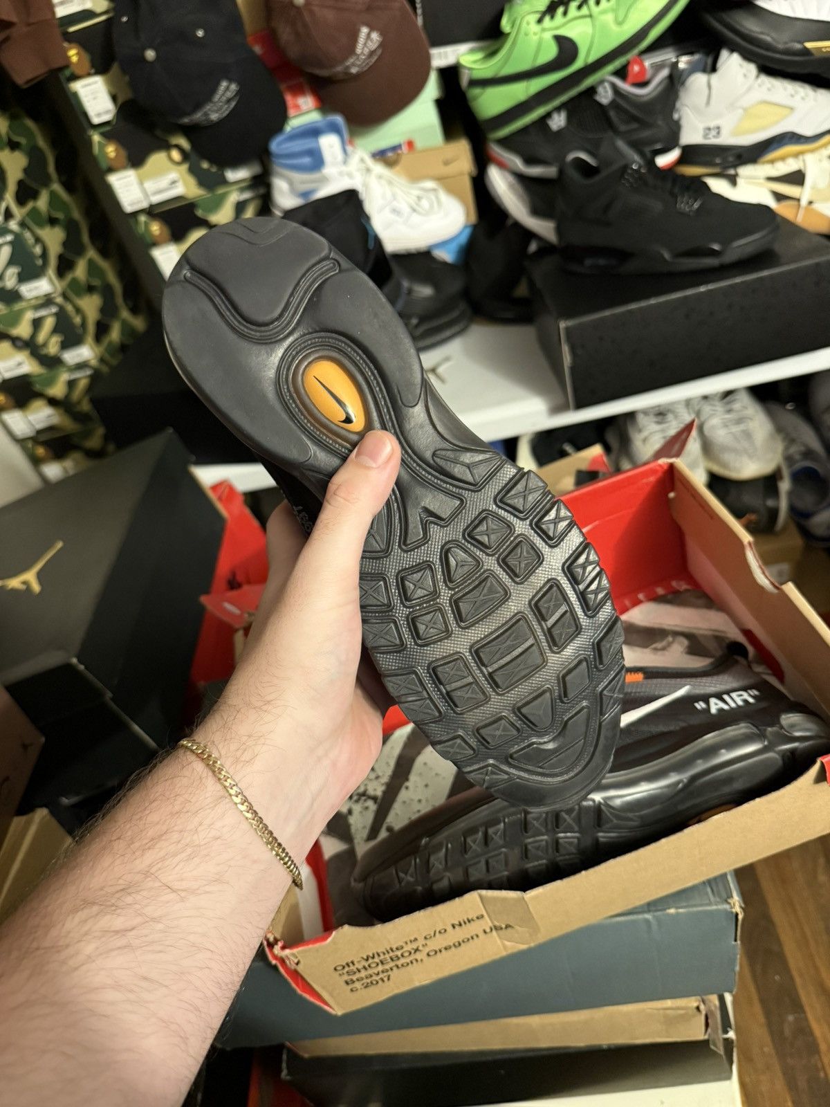 Nike × Off-White Njke off white airmax 97 sz 9.5 Size US 9.5 / EU 42-43 - 5 Thumbnail