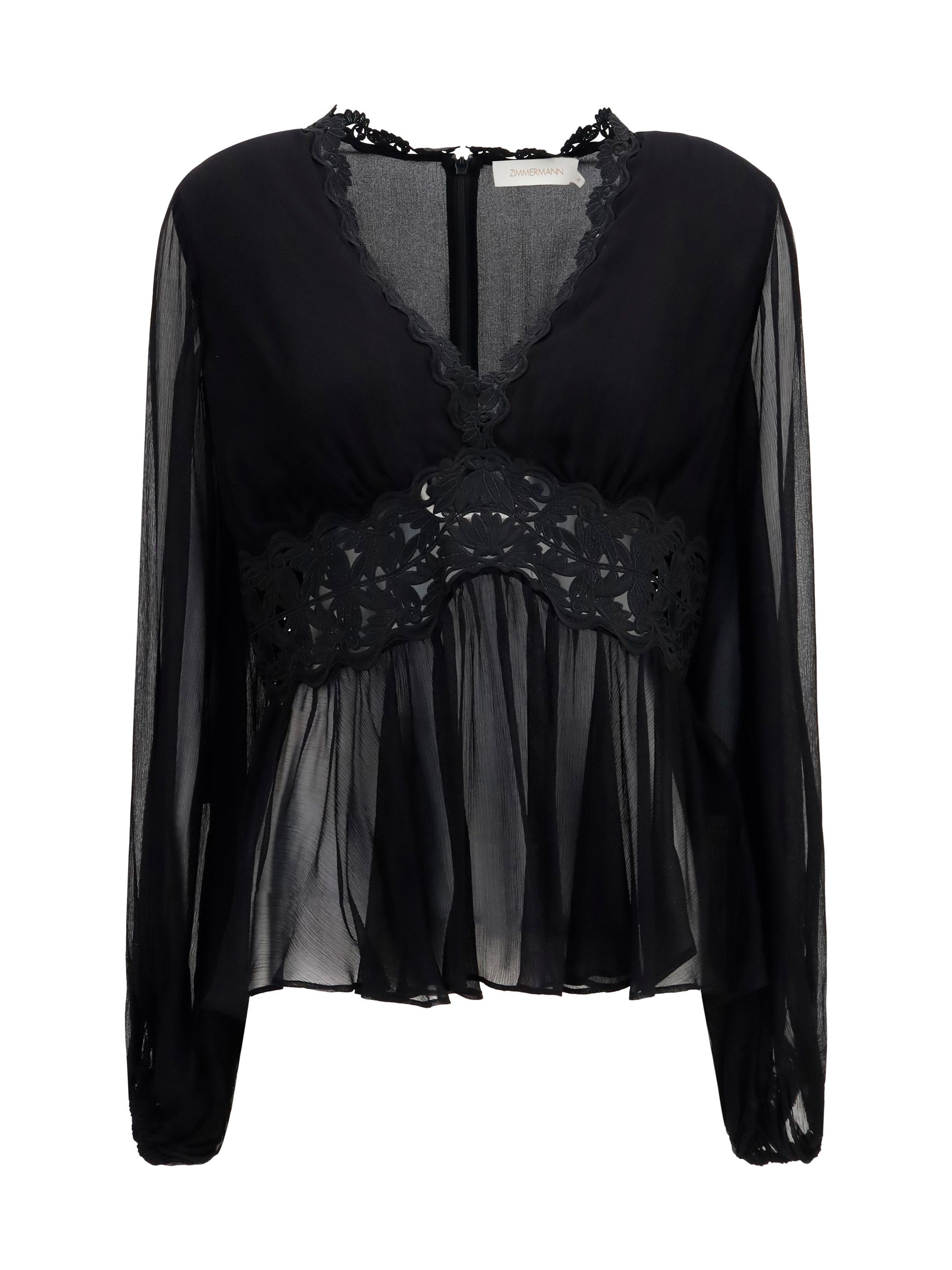 Luna Peplum Blouse, Women's (Size Xl)