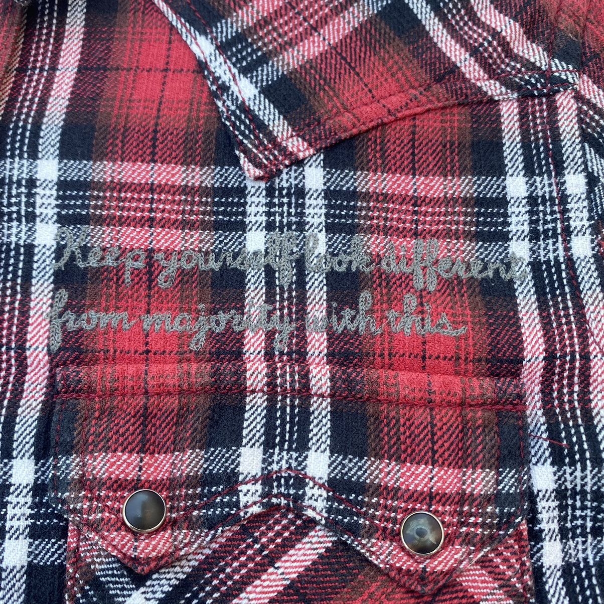 20471120 × If Six Was Nine × Japanese Brand 291295 HOMME Checkered Shirt Size US M / EU 48-50 / 2 - 6 Thumbnail