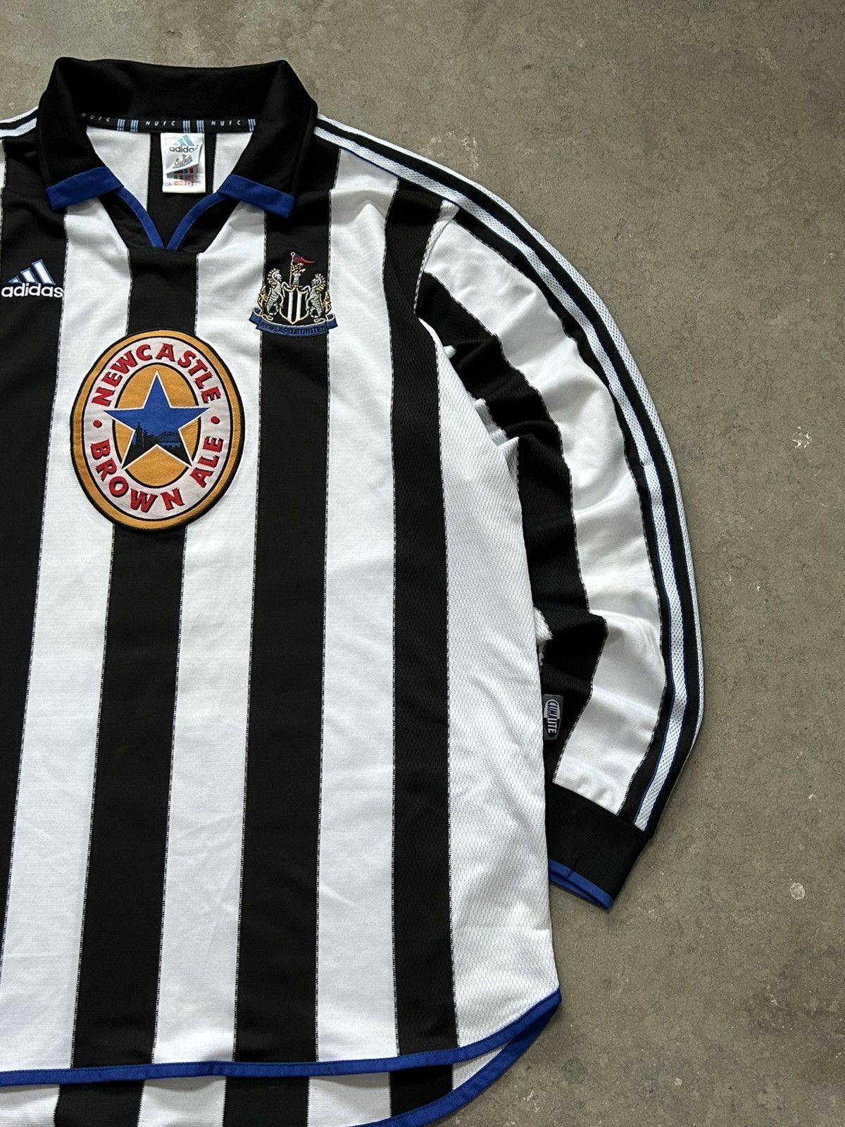 Adidas Adidas Newcastle United 1999/2000 Home Long Sleeve Jersey Size US XXL / EU 58 / 5 - 9 Thumbnail