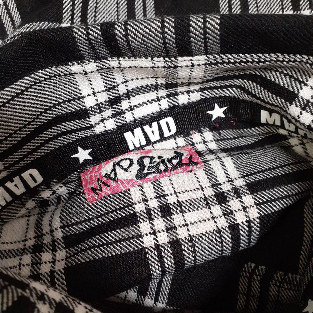 Japanese Brand MAD GIRL punk shirt ☠️ Size M / US 6-8 / IT 42-44 - 6 Thumbnail