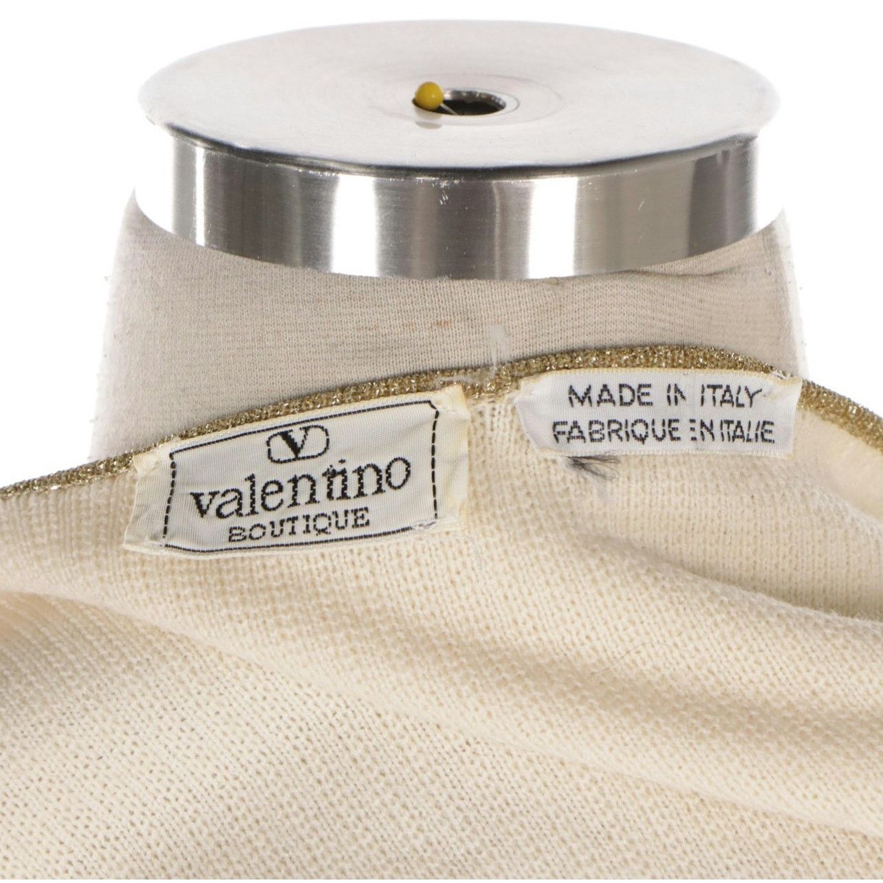Valentino Vintage Valentino Rib Knit Cuffed Double-Breasted Sweater Size M / US 6-8 / IT 42-44 - 5 Thumbnail