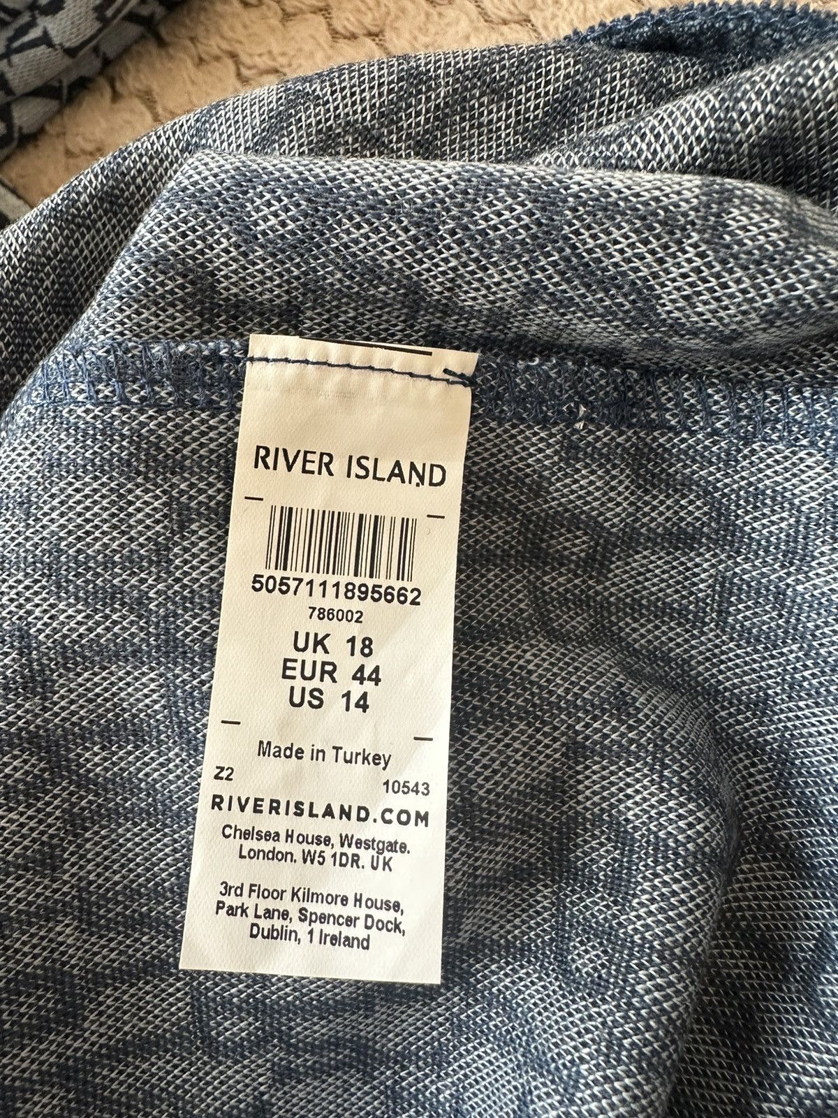 River Island × Vintage Polo T-shirt River Island Men Size US XL / EU 56 / 4 - 7 Thumbnail