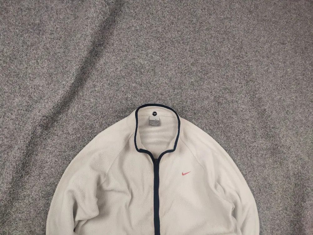 Nike Vintage Y2K Style Nike fleece Pullover zip Pocket Jacket Size L / US 10 / IT 46 - 1 Thumbnail