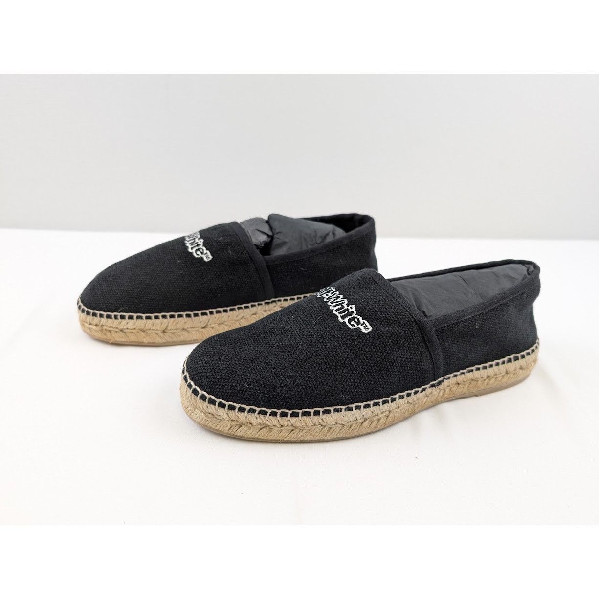 Off-White o1rshd1 Espadrilles Canvas in Black / White Size US 9 / EU 42 - 11 Thumbnail