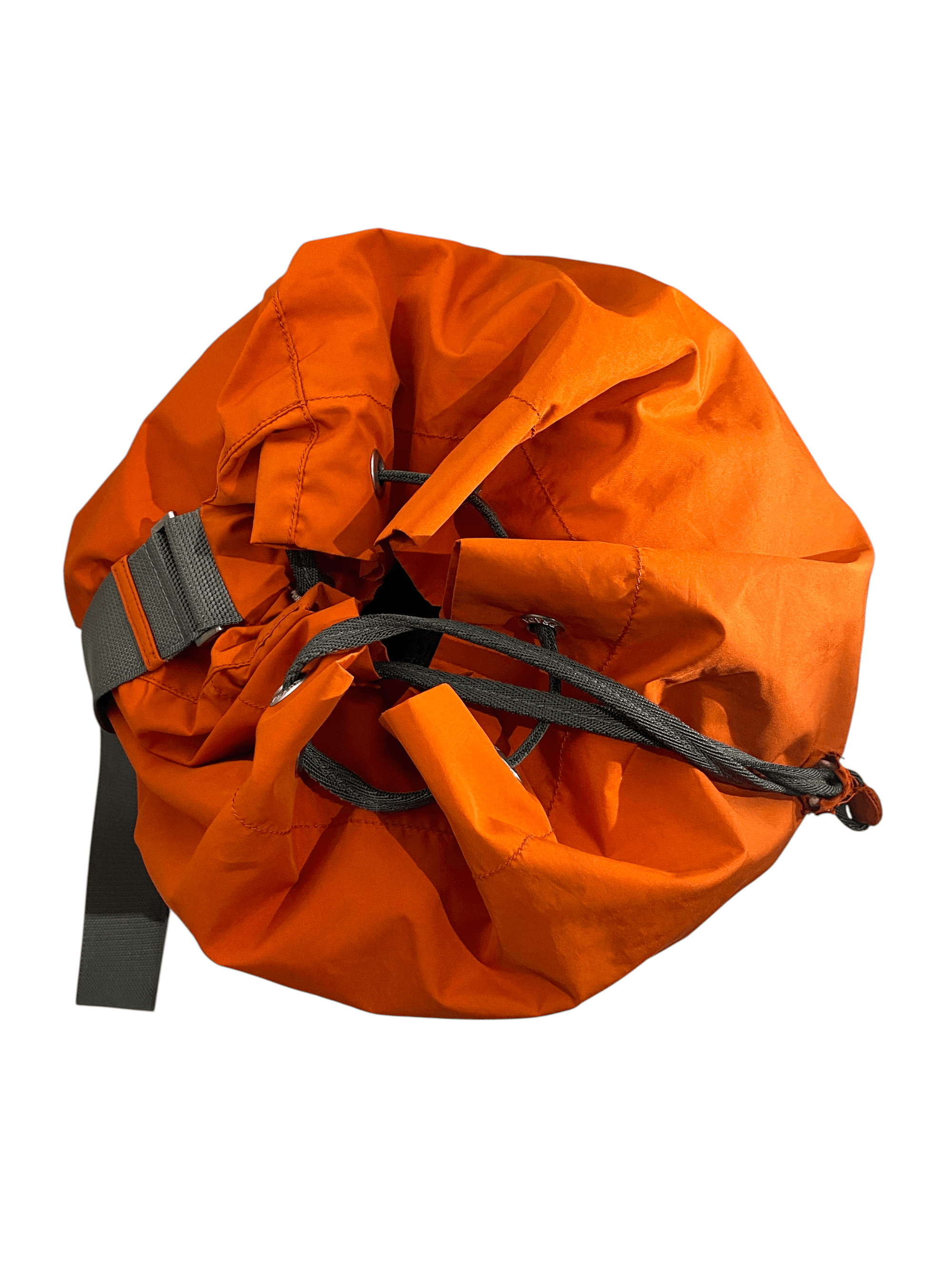 Prada Prada Tab Logo Orange Nylon Shoulder Backpack Bag Y2K Size ONE SIZE - 10 Thumbnail