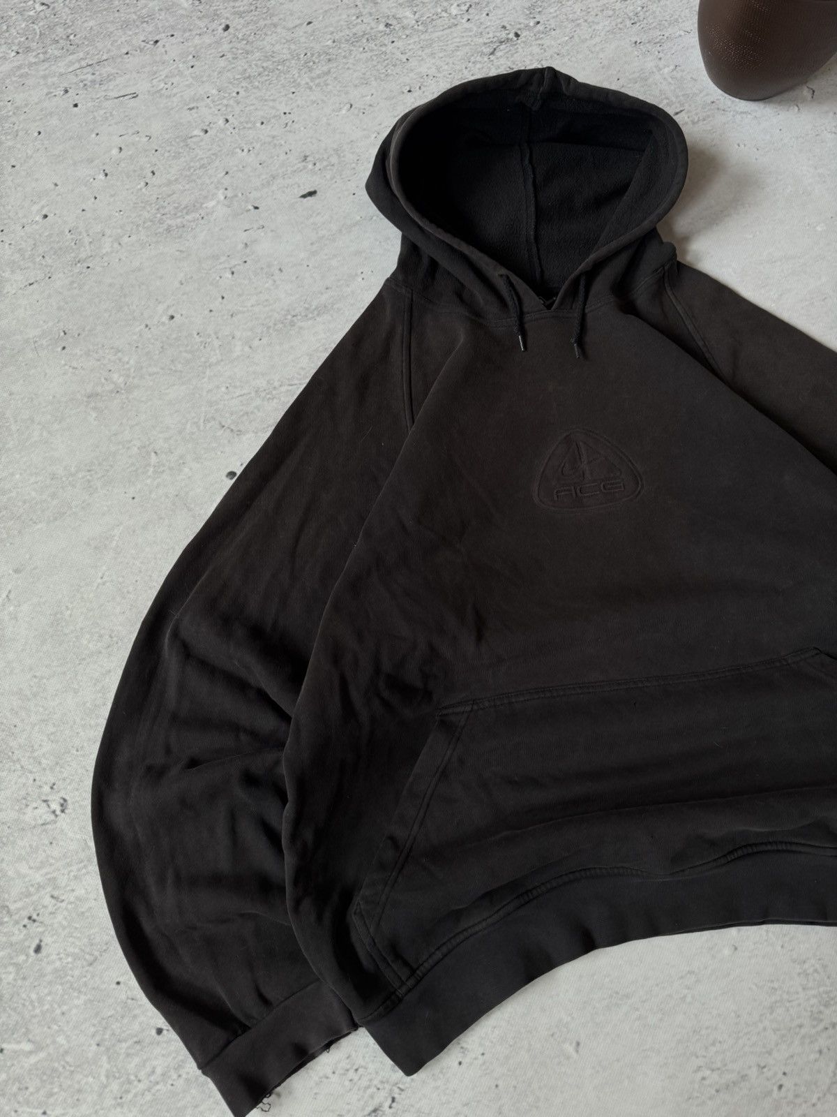 Nike × Nike ACG × Vintage NIKE ACG VINTAGE 00s y2k OVERSIZE BAGGY HOODIE CENTER LOGO Size US XL / EU 56 / 4 - 2 Thumbnail