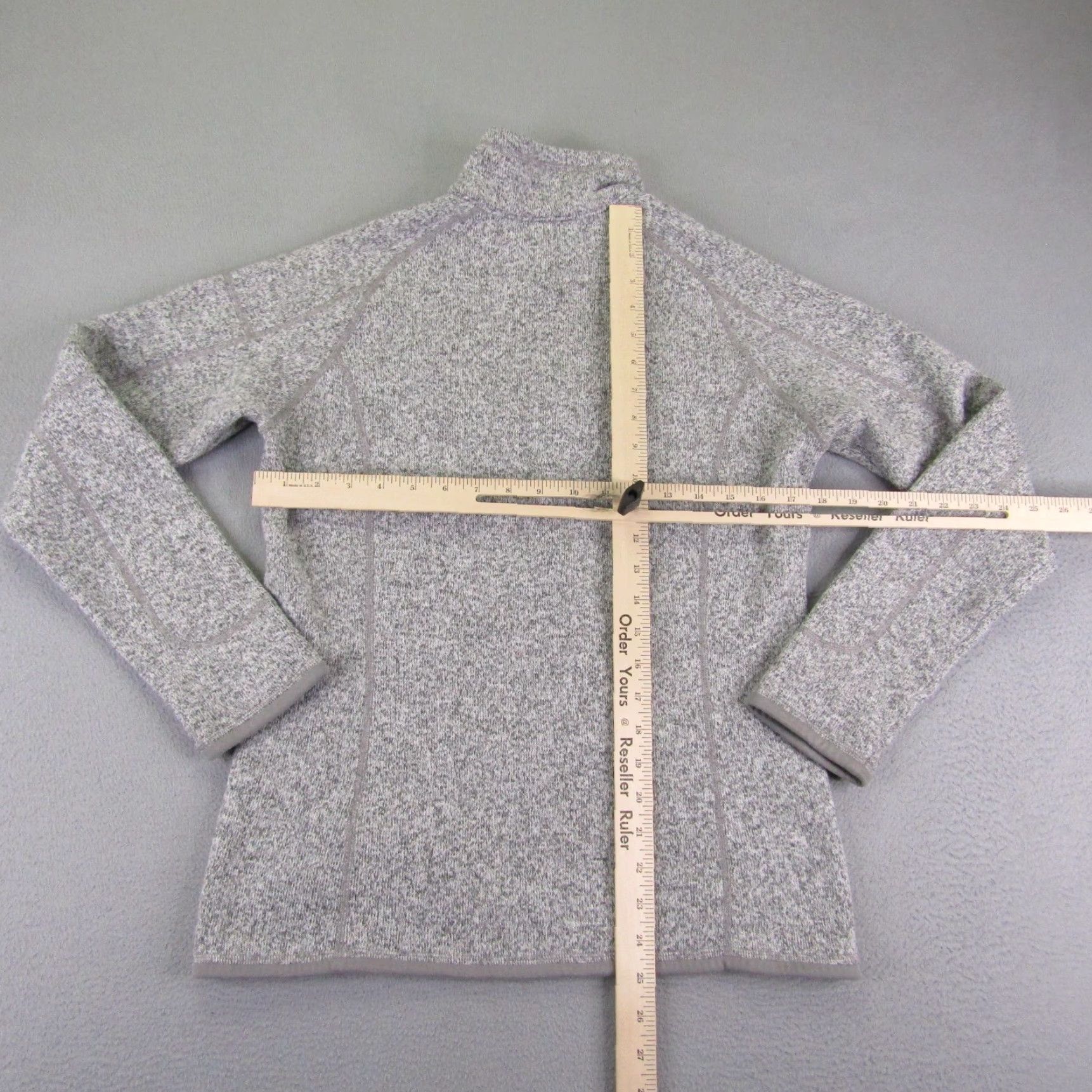 Patagonia Patagonia Better Sweater Womens M Gray 1/4 Zip Fleece Pullover Outdoors Jacket Size M / US 6-8 / IT 42-44 - 7 Thumbnail