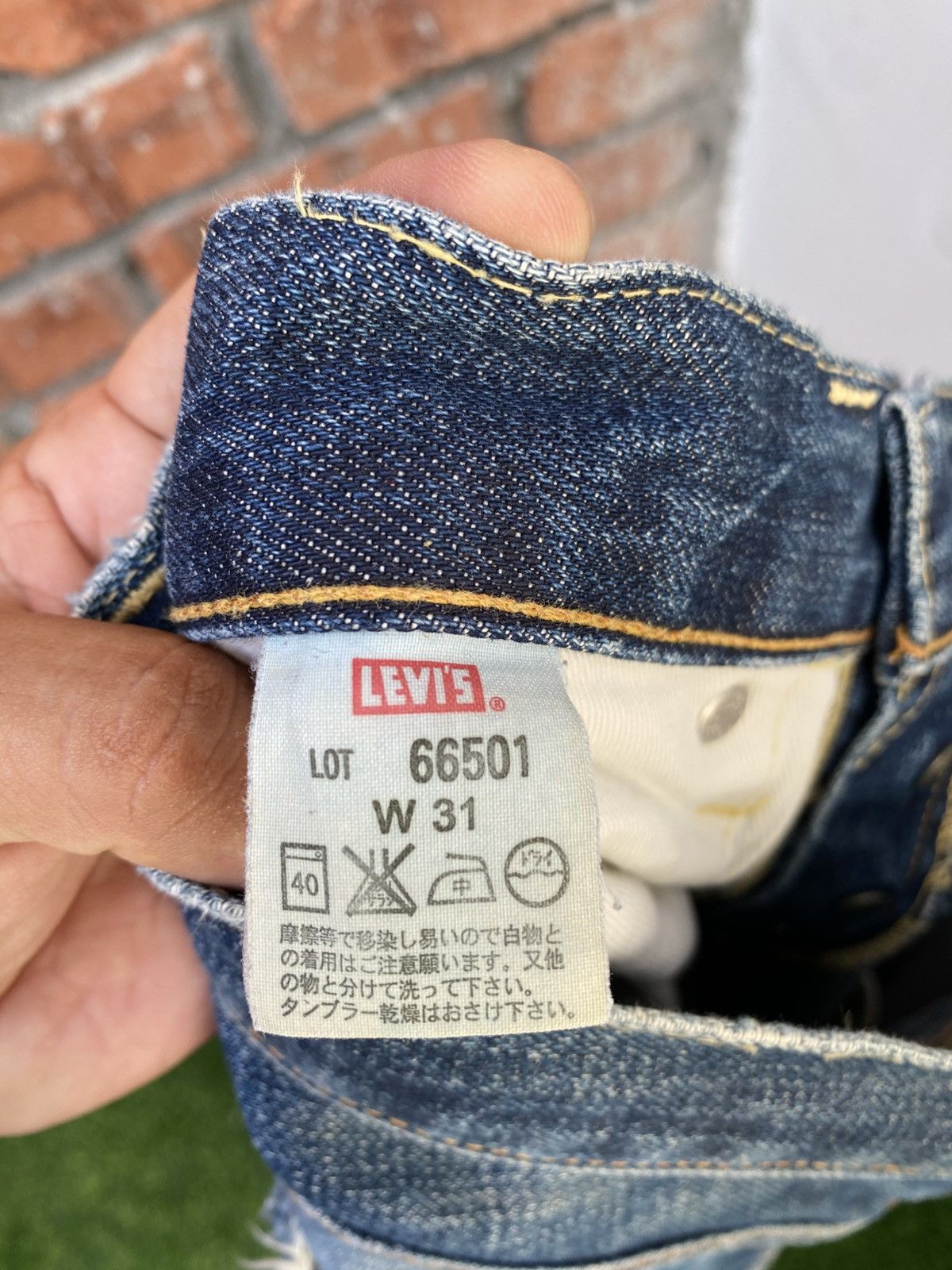 Levi's Vintage Clothing W30x29.5 Vintage levi's 501 redline big E made in JAPAN Size US 30 / EU 46 - 7 Thumbnail
