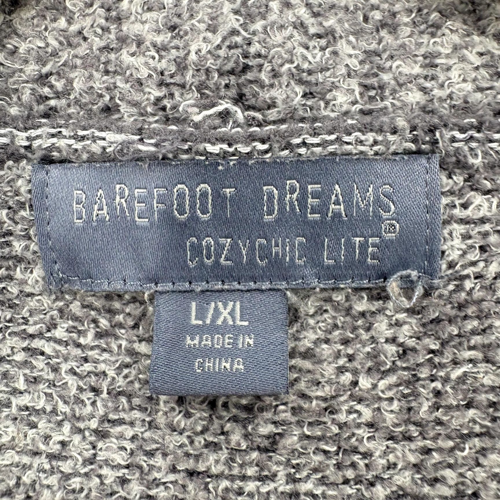 Vintage Barefoot Dreams Cardigan Womens L/XL Gray Cozychic Lite Open Front Lightweight Knit Sweater Casual Womens L/XL Gray Barefoot Dreams Cardigan Size L / US 10 / IT 46 - 4 Thumbnail