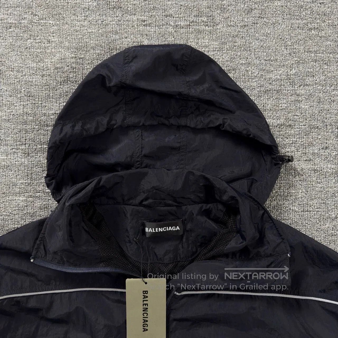 Balenciaga Balenciaga Black Logo Windbreaker. Size US XS / EU 42 / 0 - 3 Thumbnail