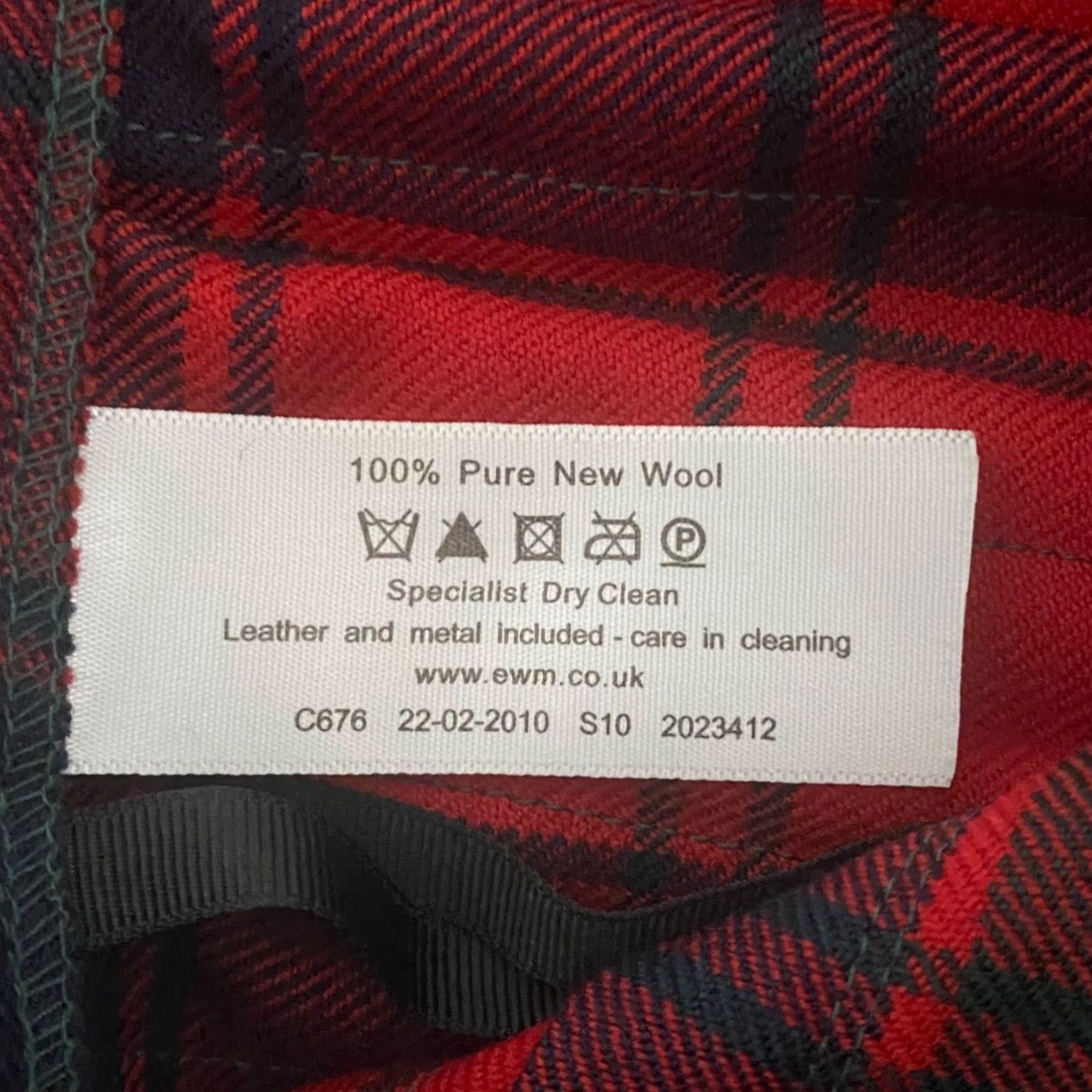 Vintage VINTAGE James Pringle Weavers Skirt Red Wool Pleated Plaid Mini Womens 12 City Preppy Retro Buckle Closure Size 34" / US 12 / IT 48 - 8 Thumbnail