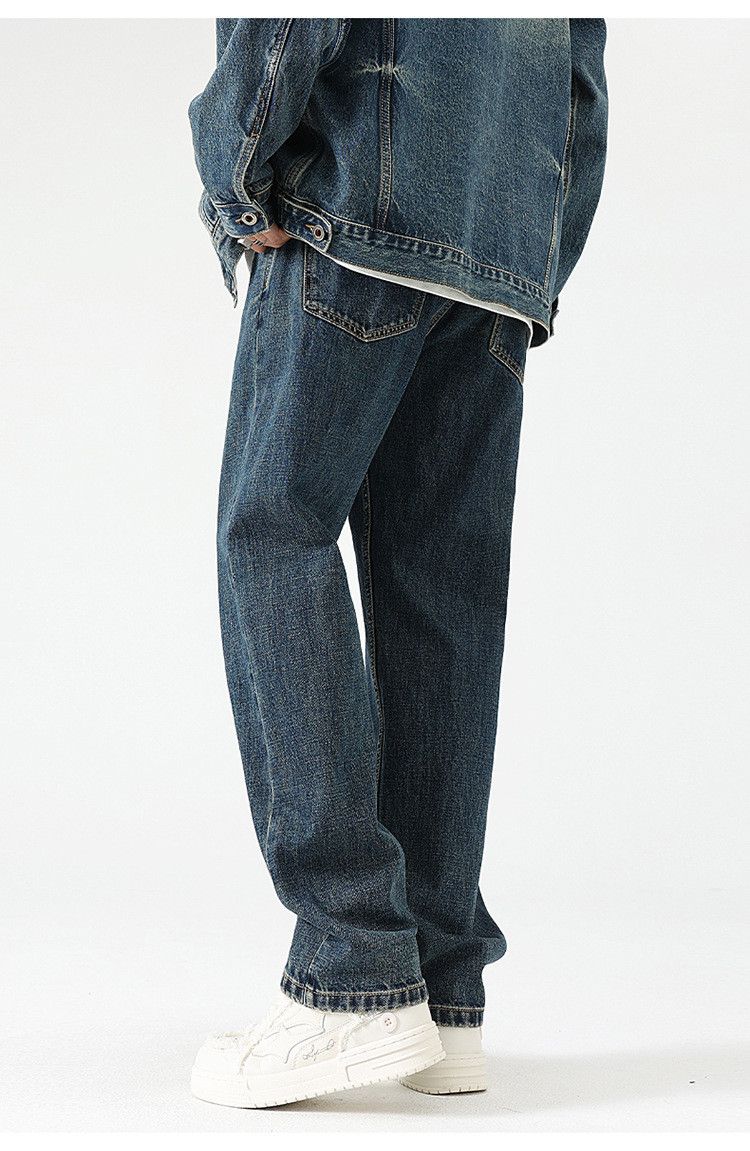 Japanese Brand × Vintage Trendy casual simple retro washed jeans Size US 32 / EU 48 - 4 Thumbnail